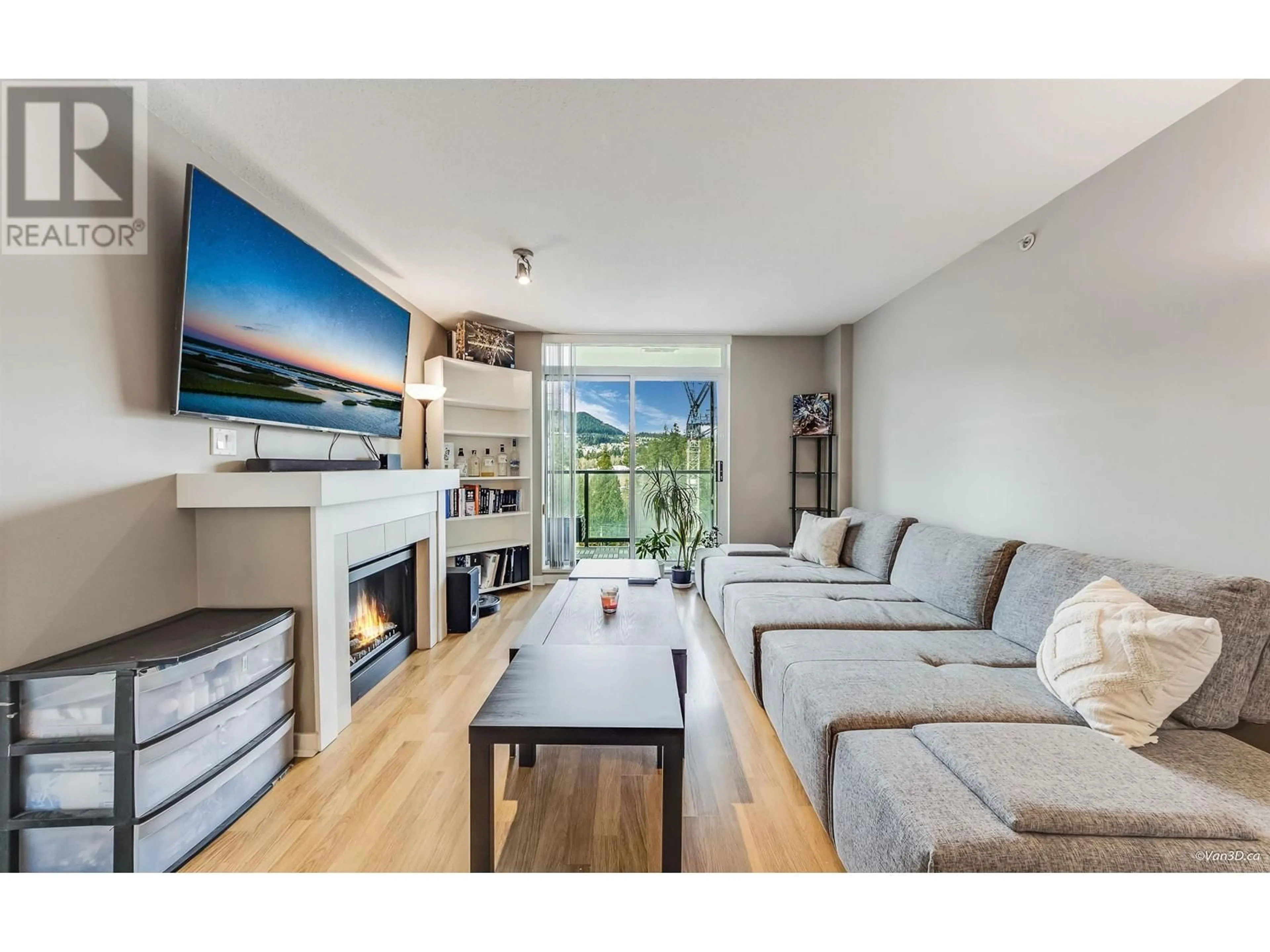 Living room with furniture, wood/laminate floor for 1101 - 1178 HEFFLEY CRESCENT, Coquitlam British Columbia V3B0A7