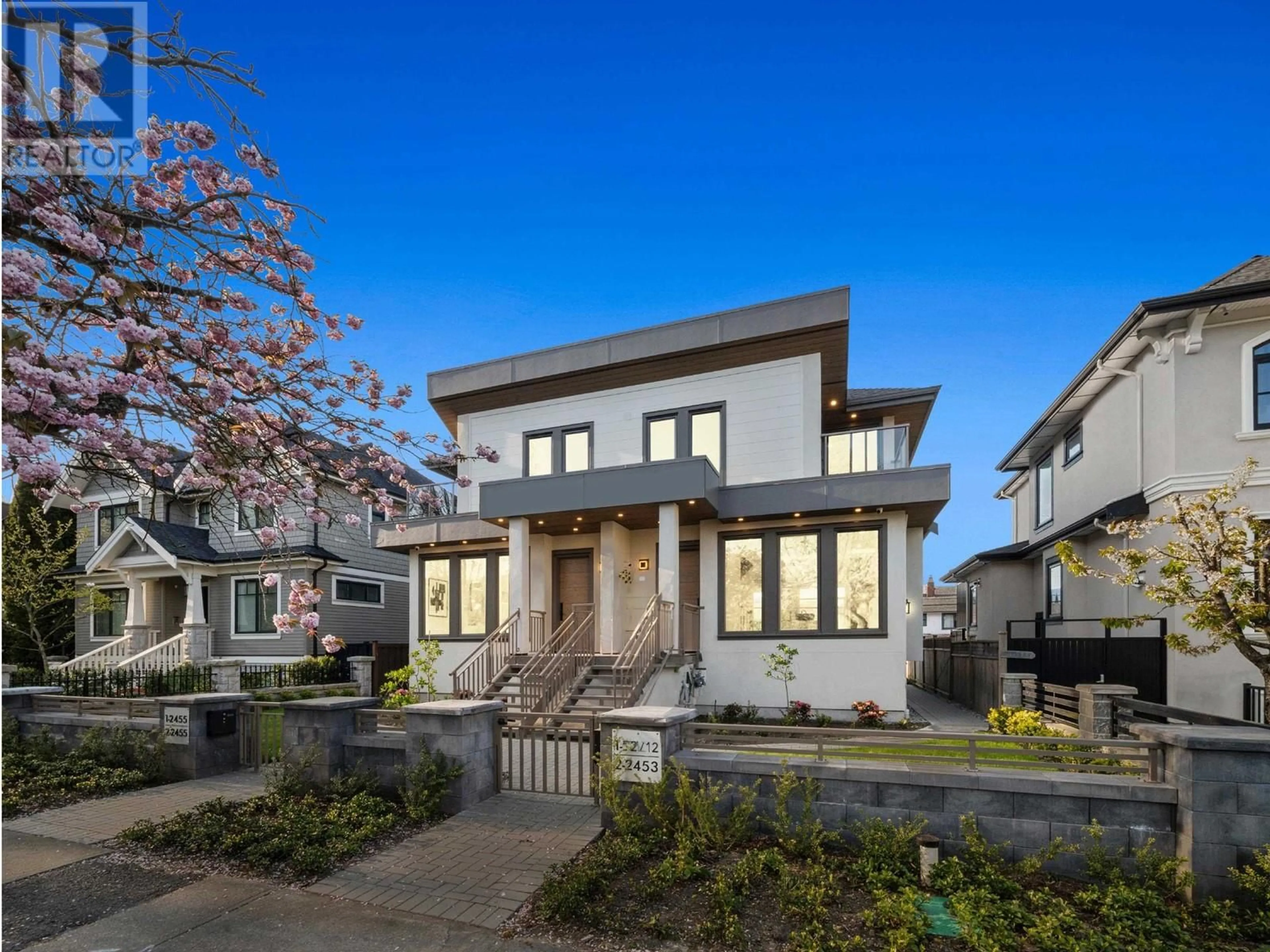 Home with vinyl exterior material, street for 2455 10TH AVENUE, Vancouver British Columbia V6K2J4