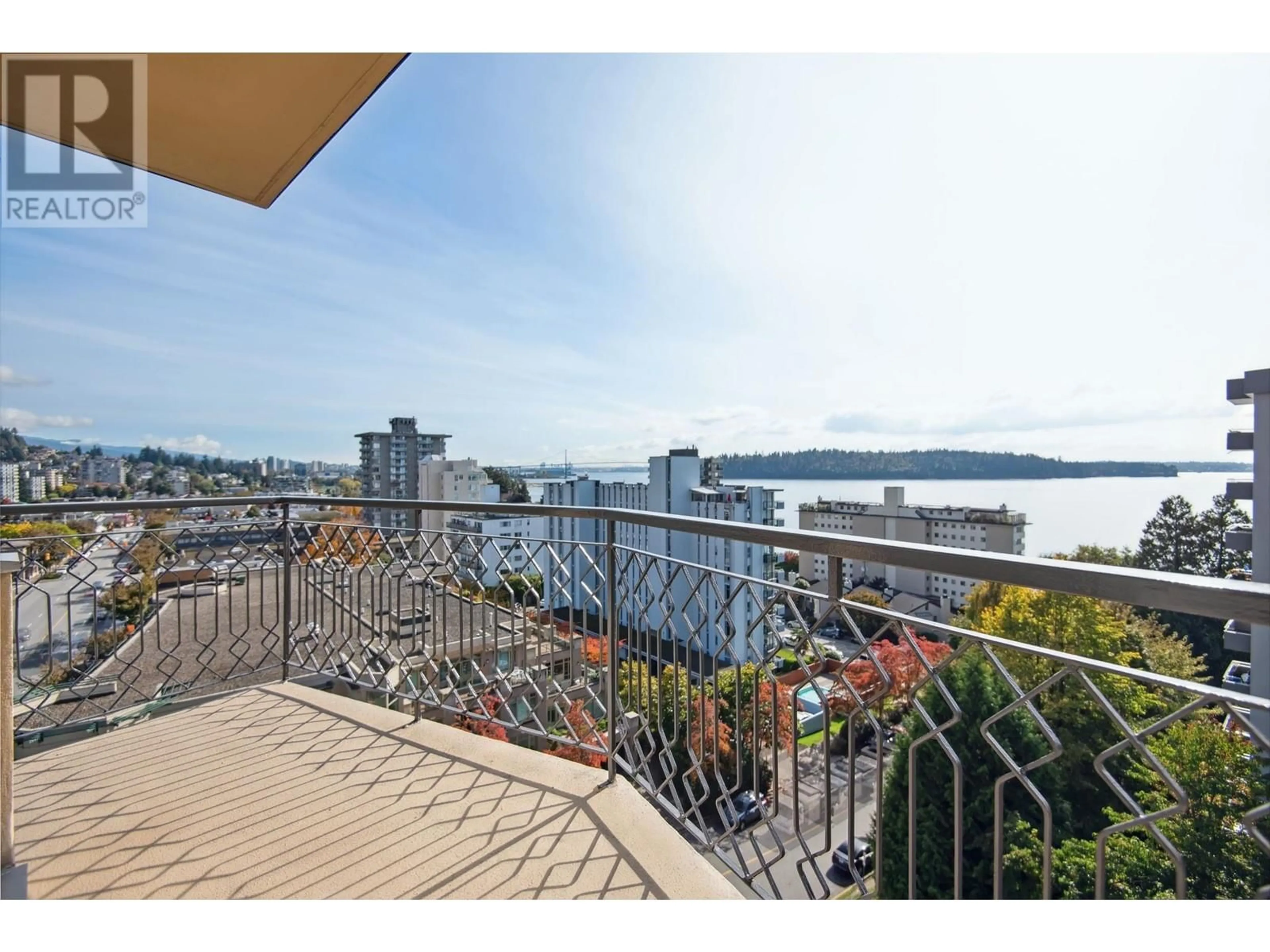 Balcony in the apartment, water/lake/river/ocean view for 902 - 1930 MARINE DRIVE, West Vancouver British Columbia V7V1J8