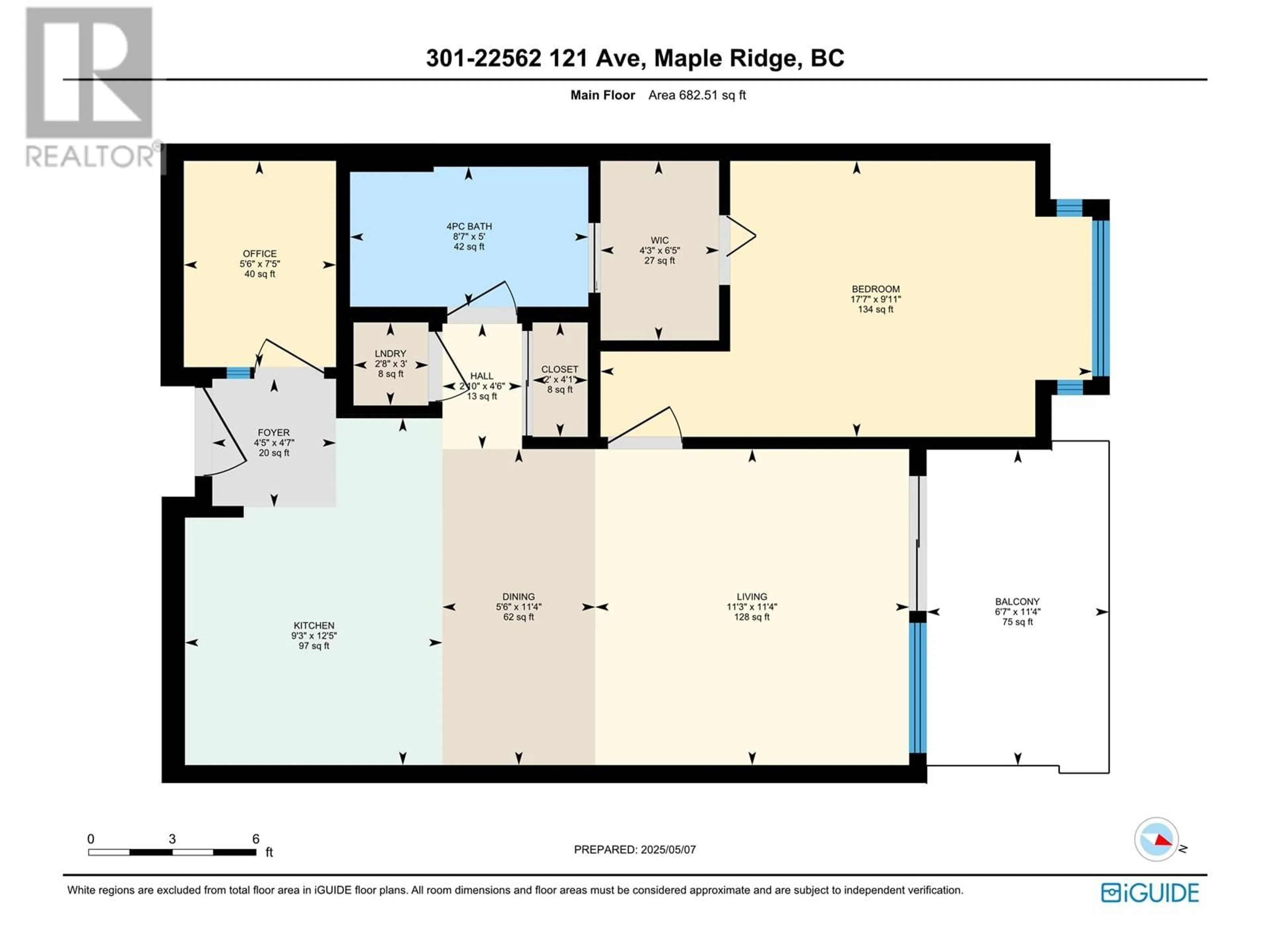Floor plan for 301 - 22562 121 AVENUE, Maple Ridge British Columbia V2X3Y8