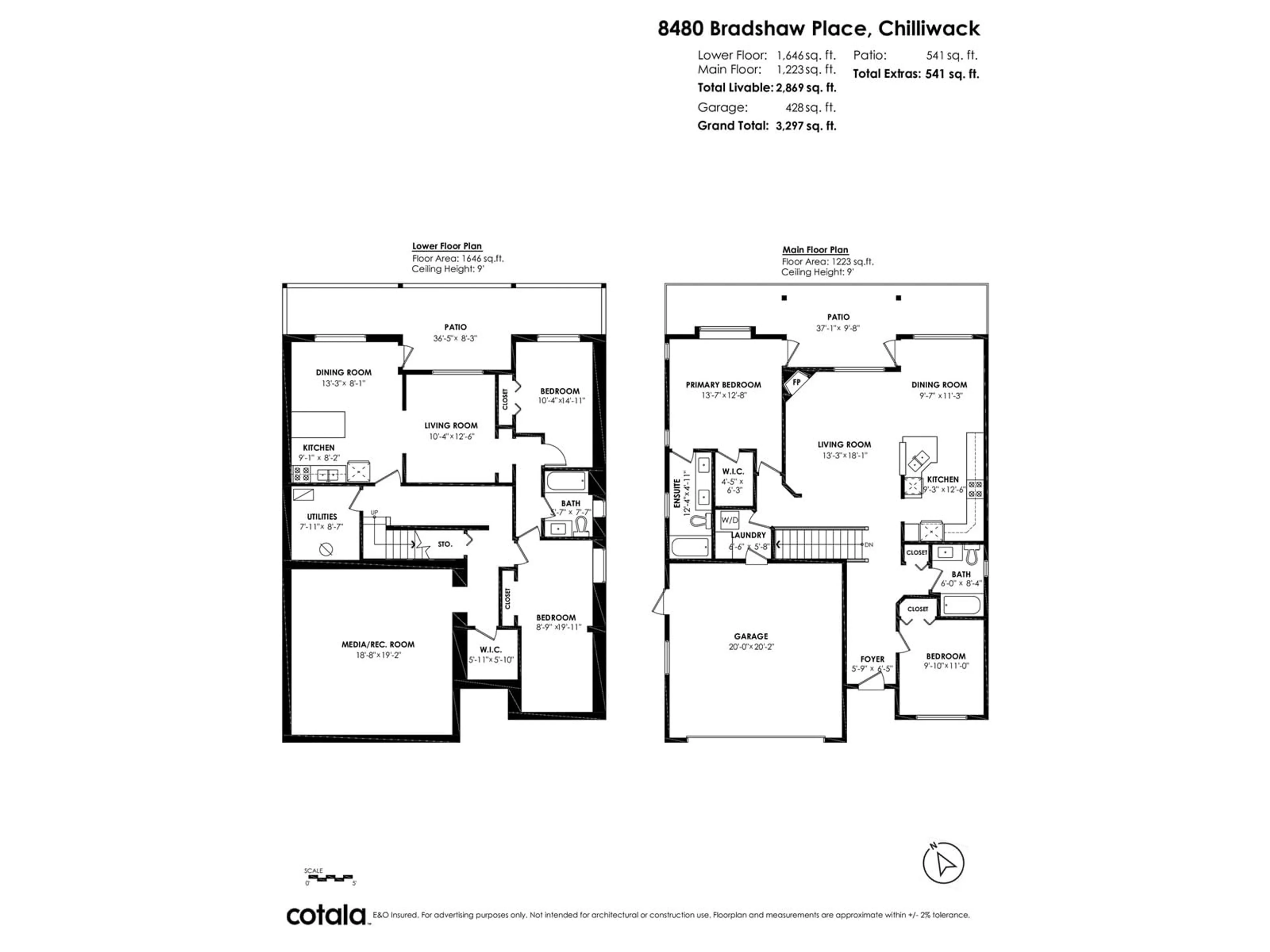 Floor plan for 8480 BRADSHAW PLACE, Chilliwack British Columbia V4Z0A7