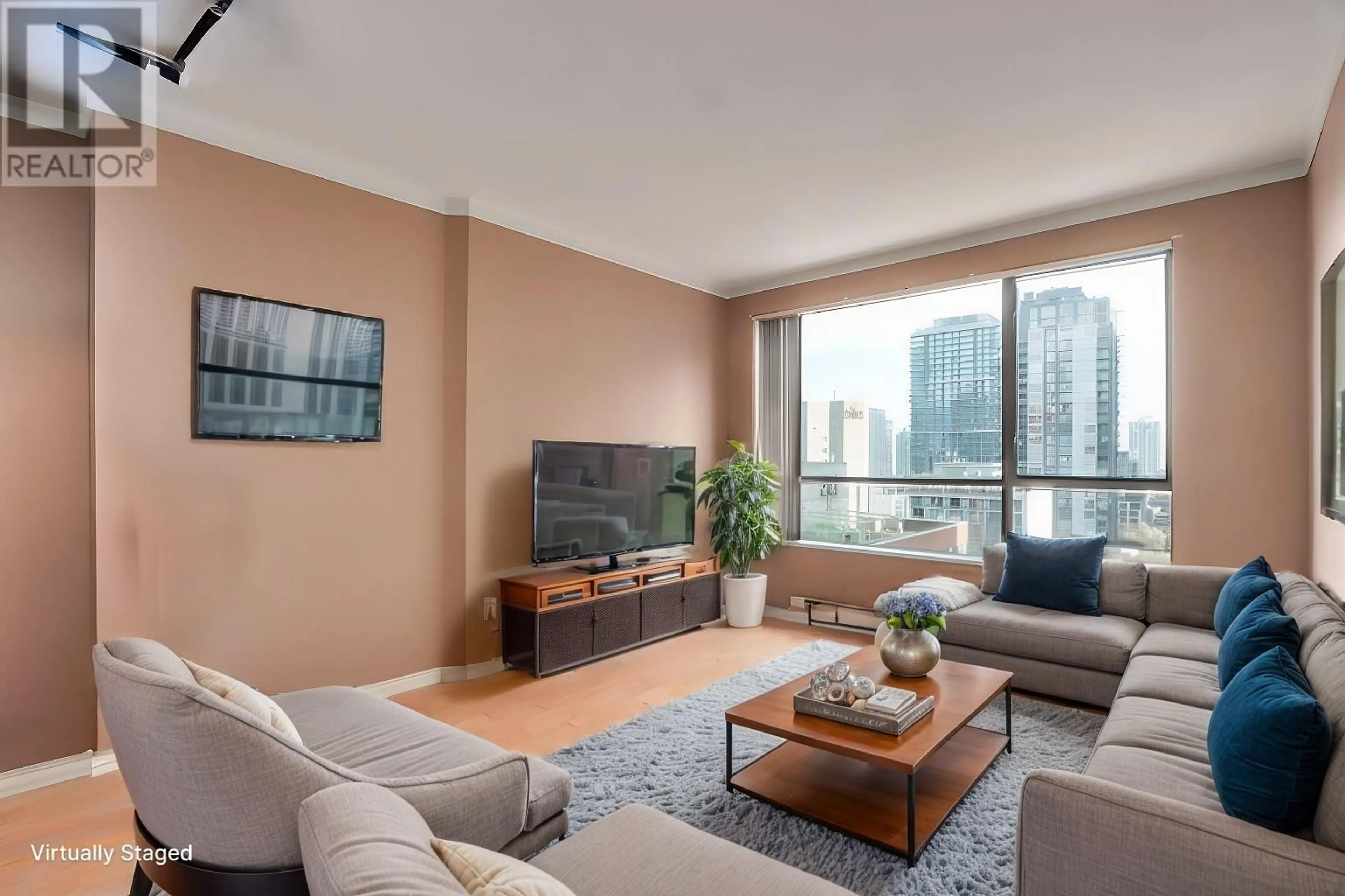 Living room with furniture, unknown for 1106 - 1189 HOWE STREET, Vancouver British Columbia V6Z2X4