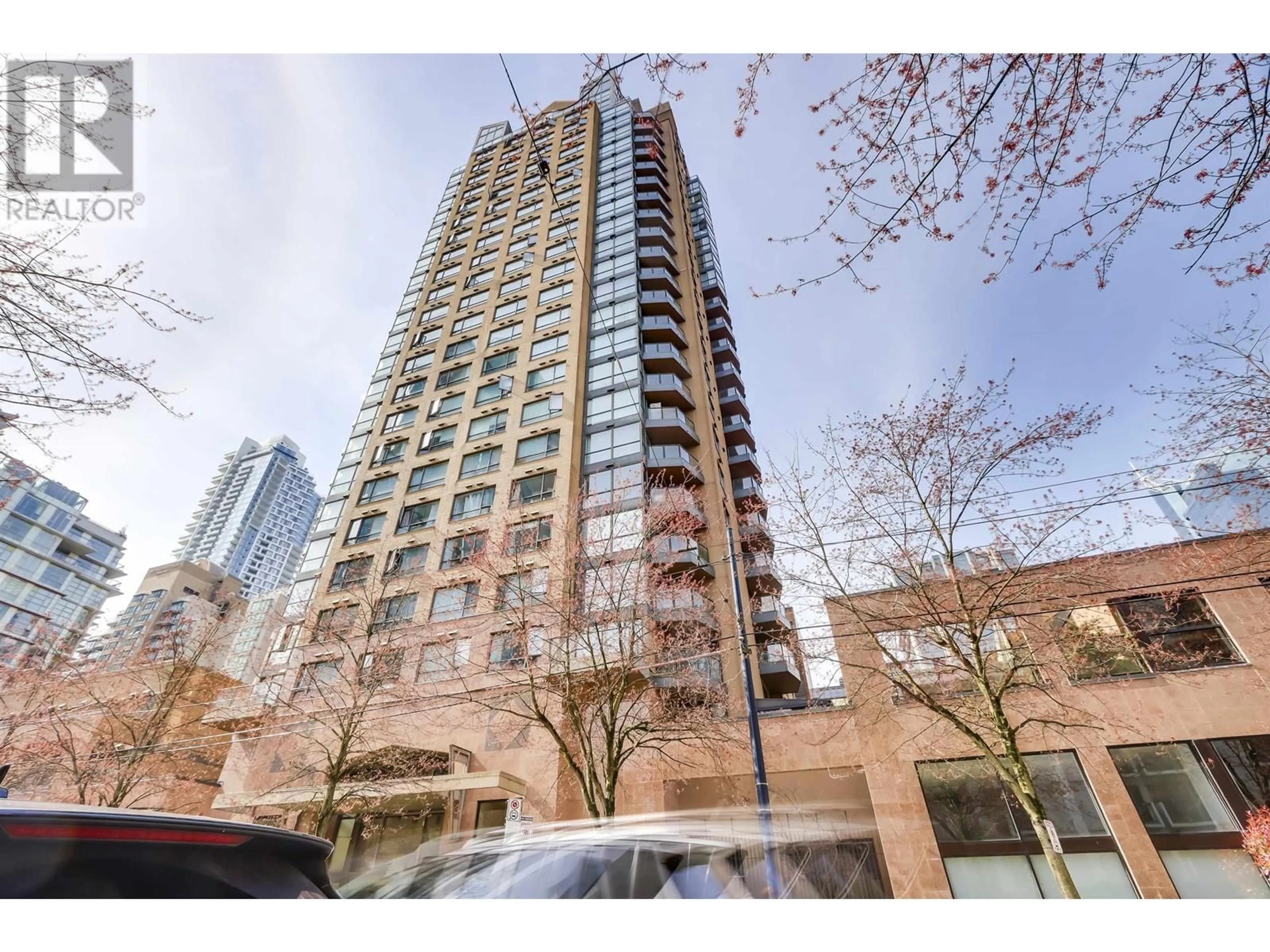 A pic from outside/outdoor area/front of a property/back of a property/a pic from drone, building for 1106 - 1189 HOWE STREET, Vancouver British Columbia V6Z2X4
