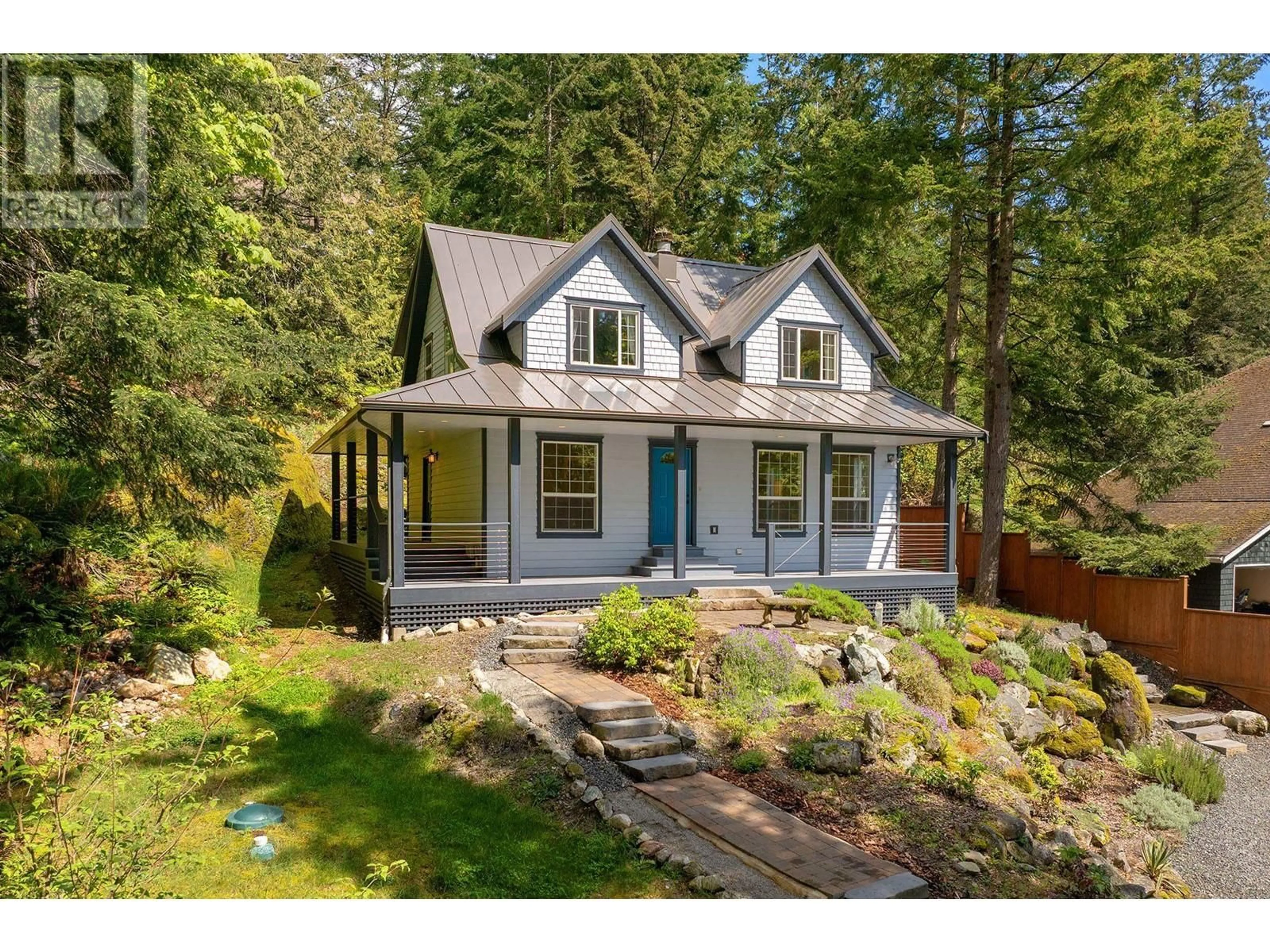 Home with vinyl exterior material, street for 1234 MILLER ROAD, Bowen Island British Columbia V0N1G1