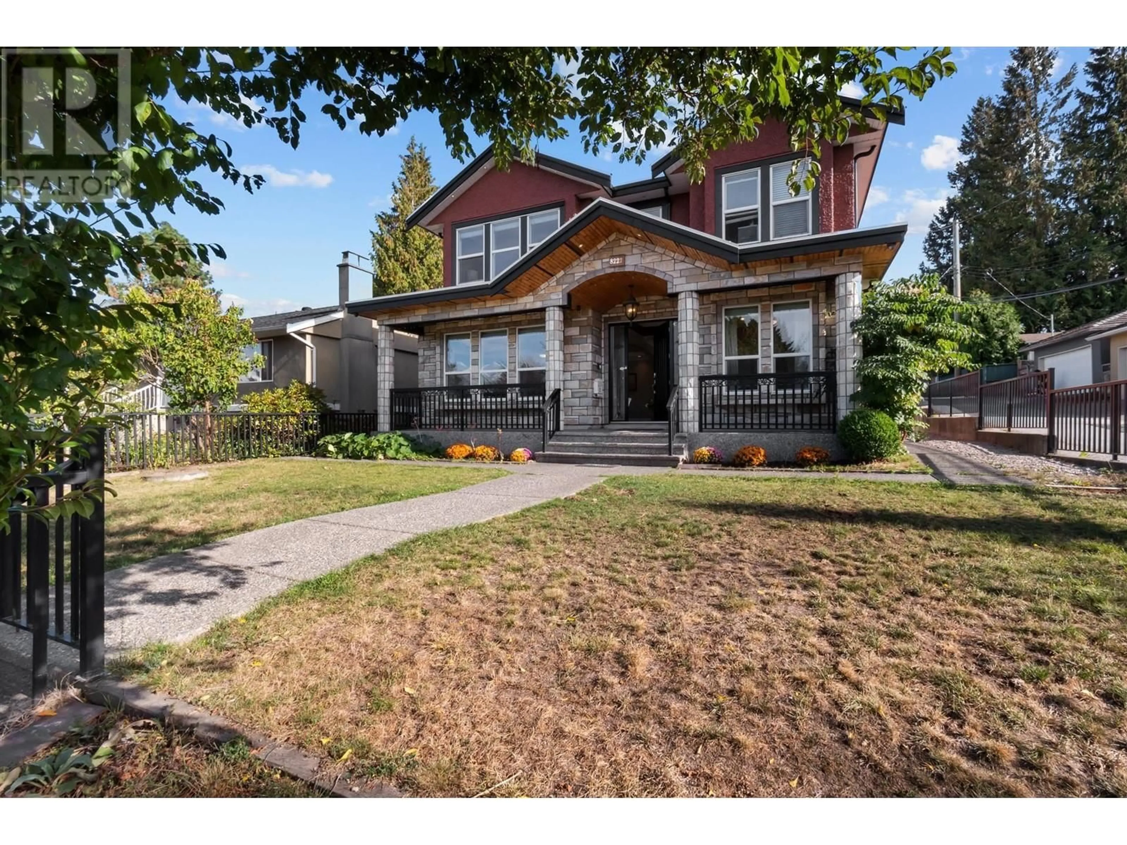 Home with brick exterior material, street for 8222 19TH AVENUE, Burnaby British Columbia V3N1G6