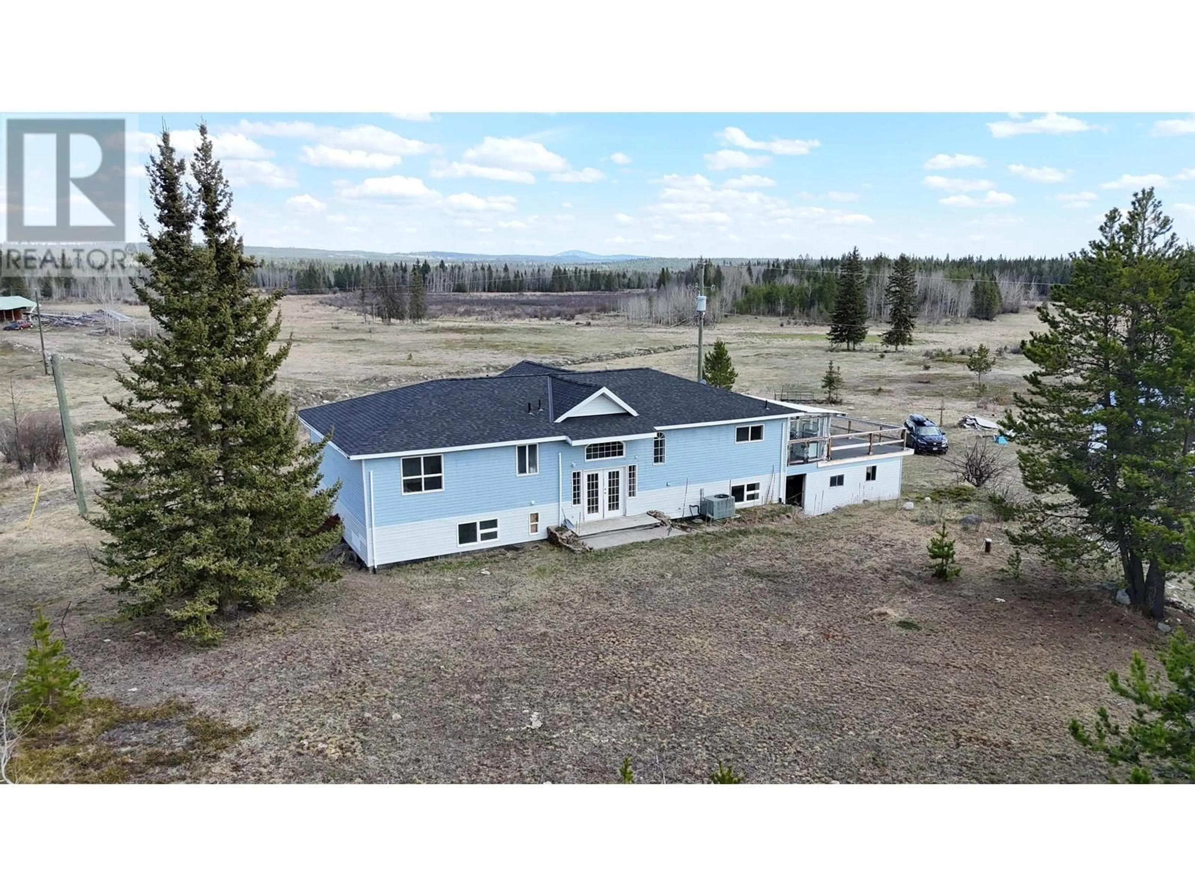 A pic from outside/outdoor area/front of a property/back of a property/a pic from drone, unknown for 3405 KOKANEE PIT ROAD, Lac La Hache British Columbia V0K1T1