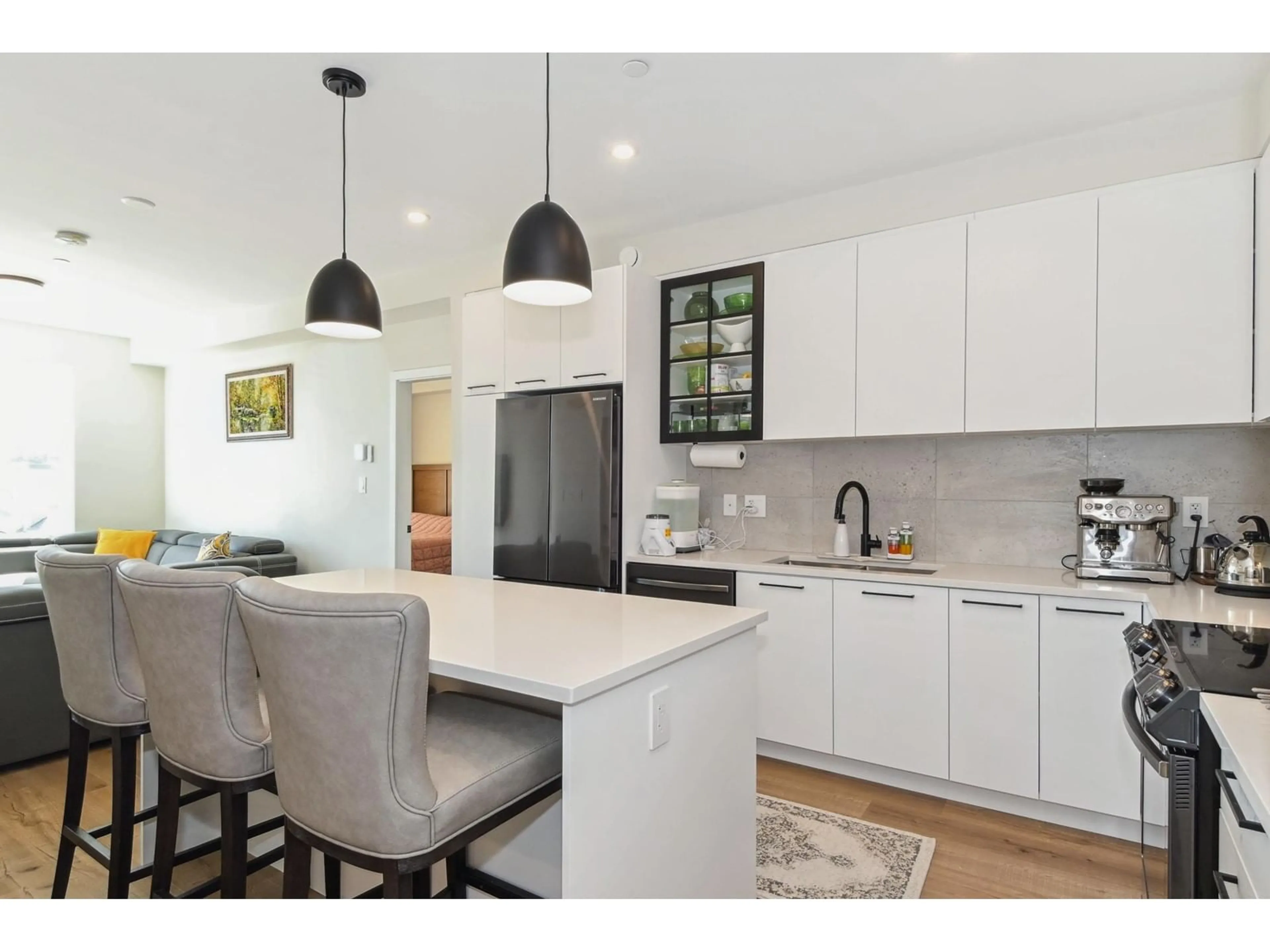 Open concept kitchen, unknown for 518 - 8117 200A, Langley British Columbia V2Y3W9