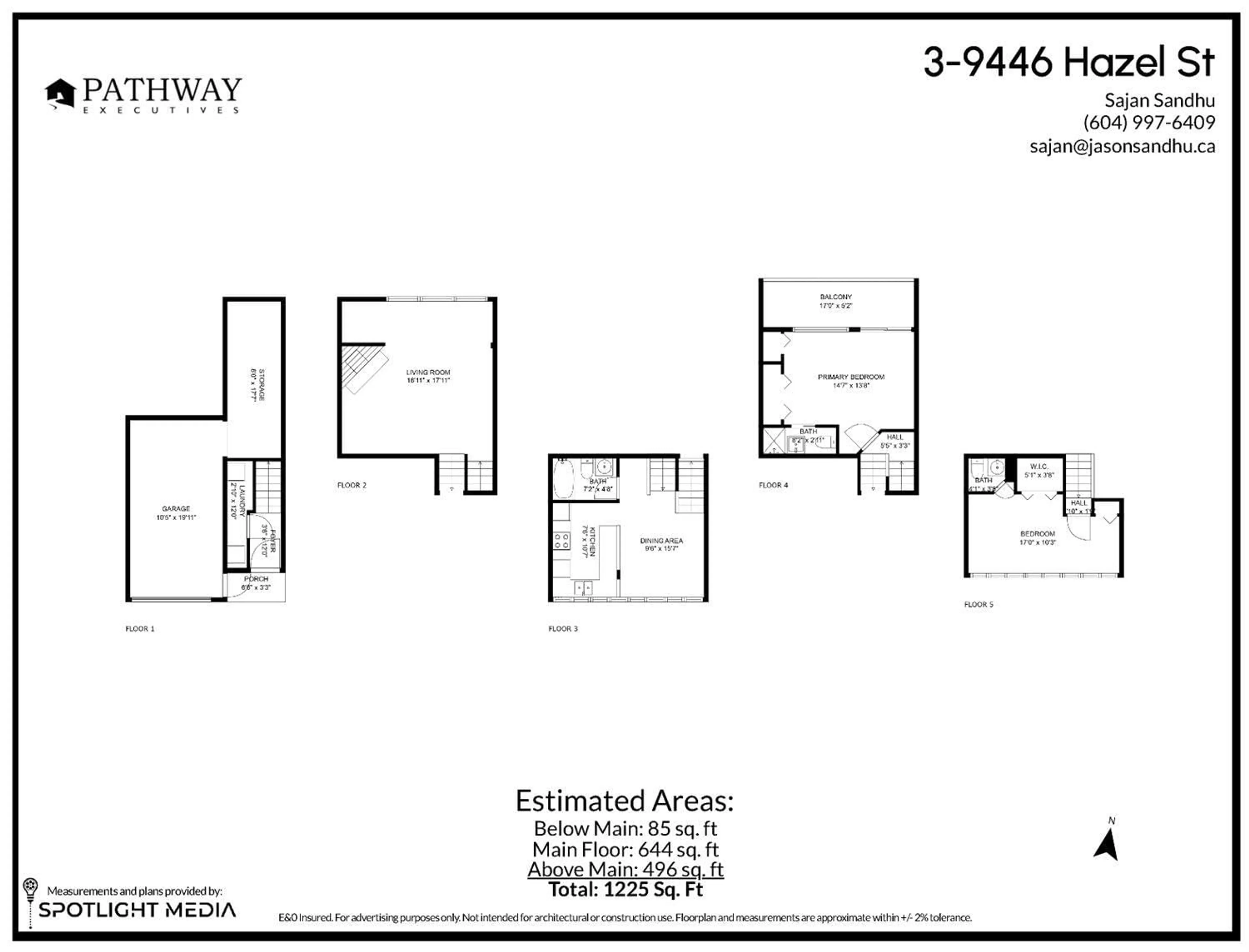 Floor plan for 3 - 9446 HAZEL STREET, Chilliwack British Columbia V2P5N1
