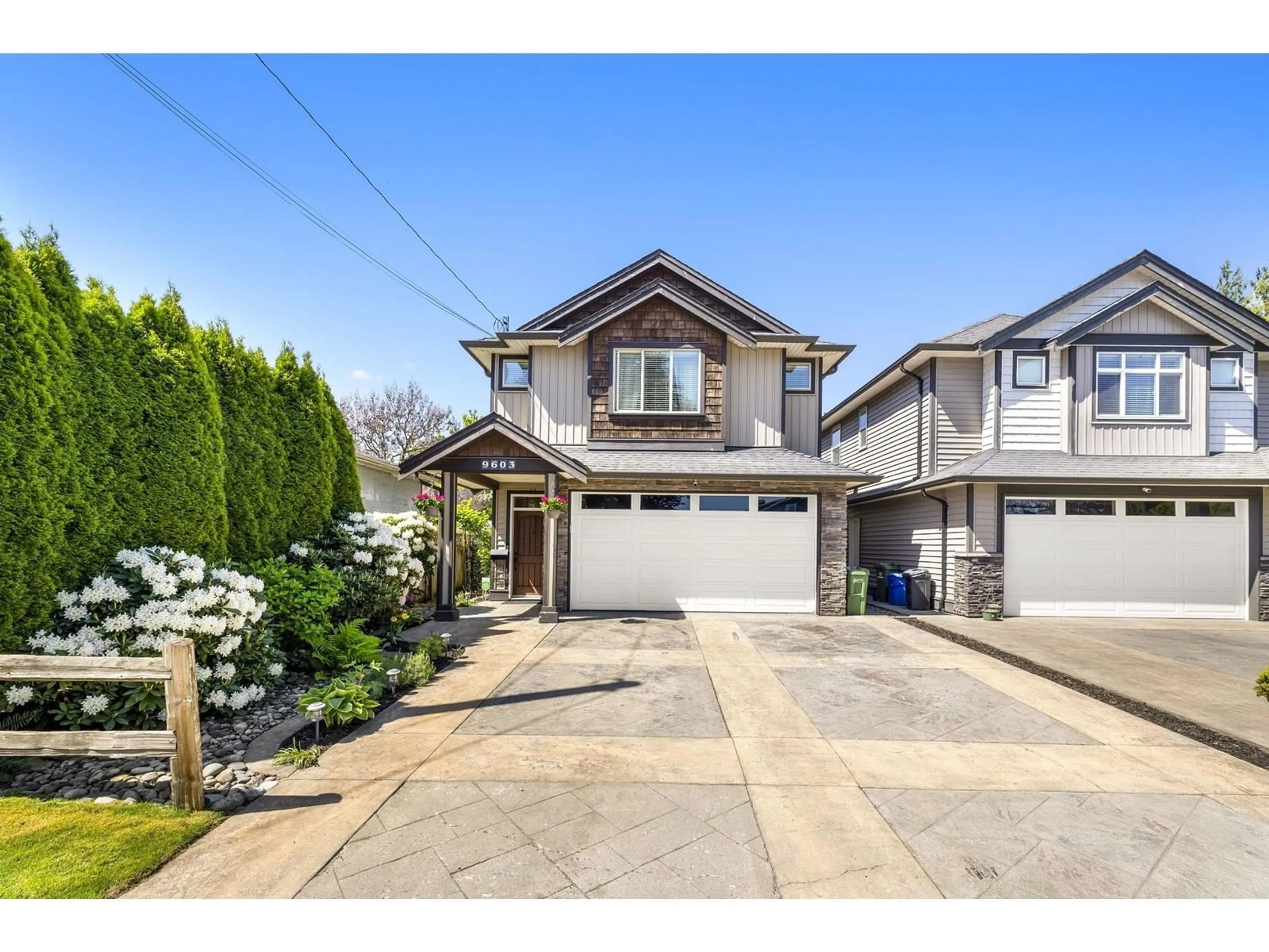 Home with vinyl exterior material, street for 9603 ST. DAVID STREET, Chilliwack British Columbia V2P5B5