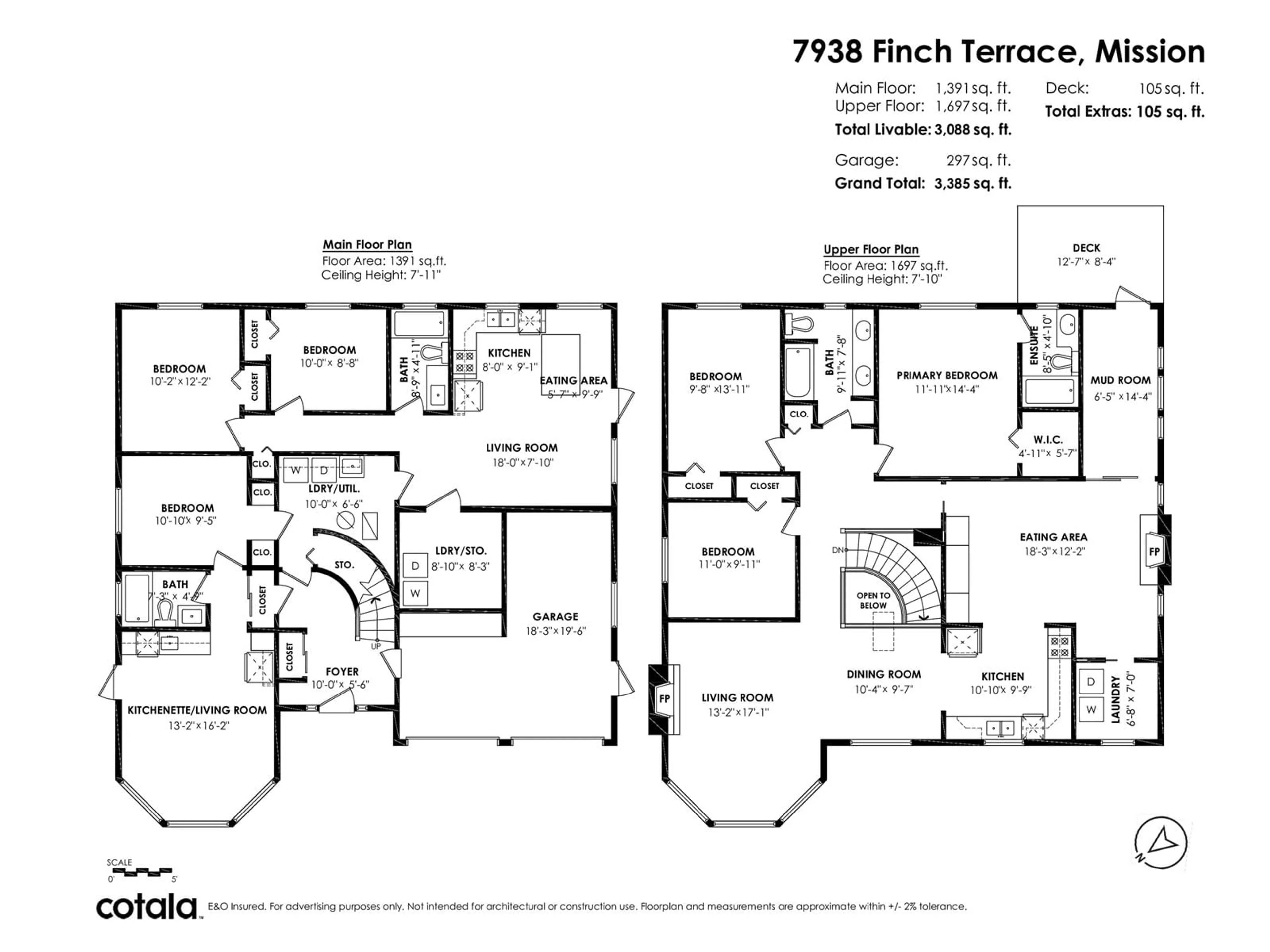 Floor plan for 7938 FINCH, Mission British Columbia V2V6J8