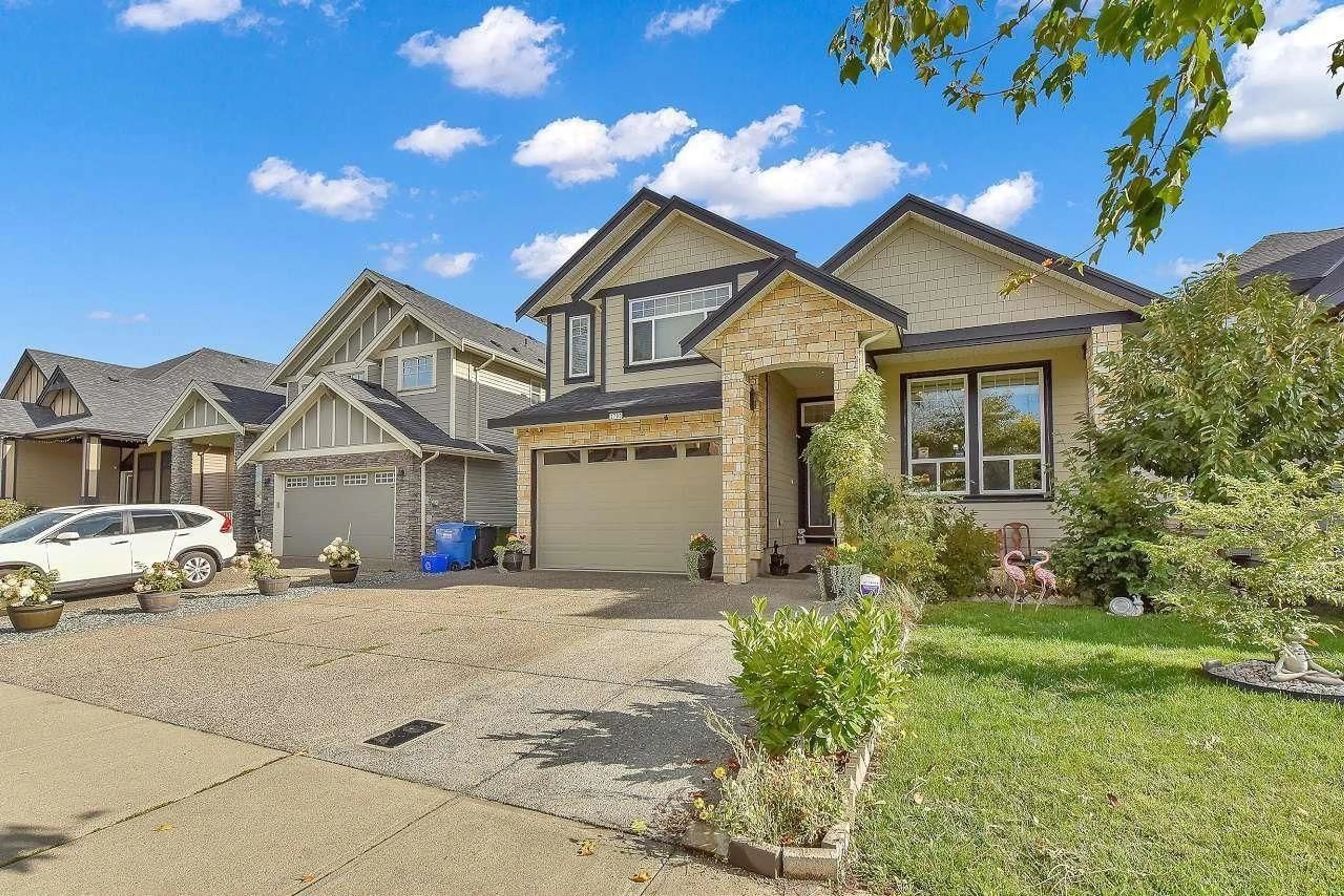 Home with brick exterior material, street for 2700 CABOOSE, Abbotsford British Columbia V4X0B8