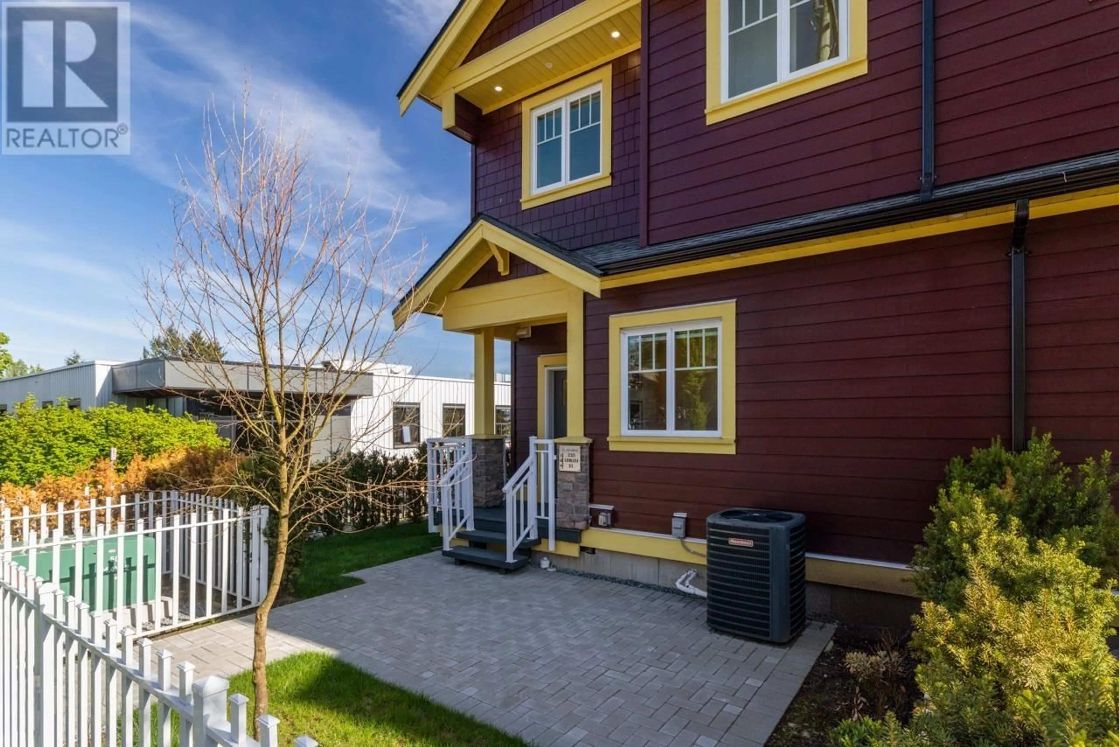 Home with vinyl exterior material, street for 106 - 235 LEBLEU STREET, Coquitlam British Columbia V3K4L7