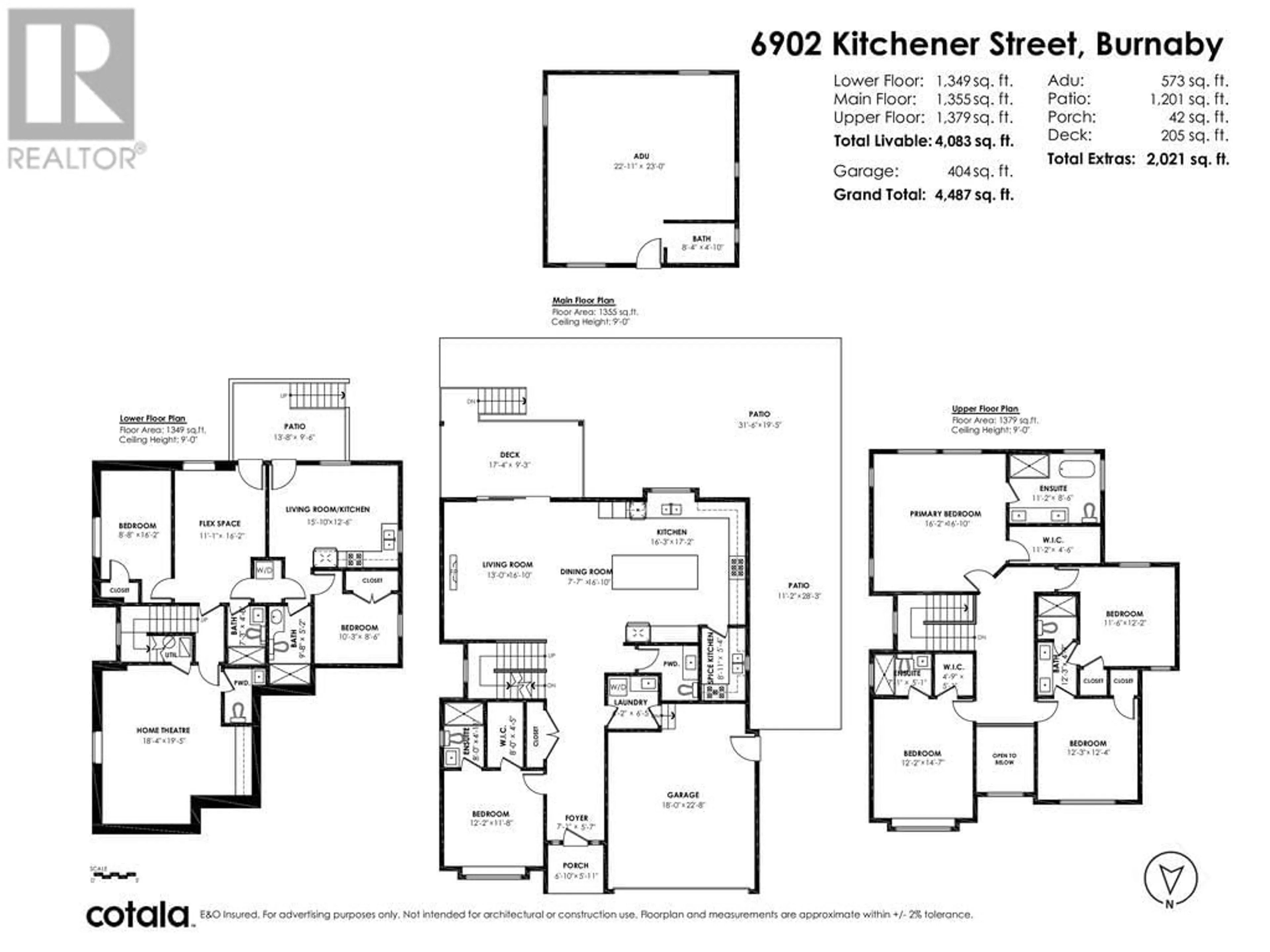 Floor plan for 6902 KITCHENER STREET, Burnaby British Columbia V5B2J9