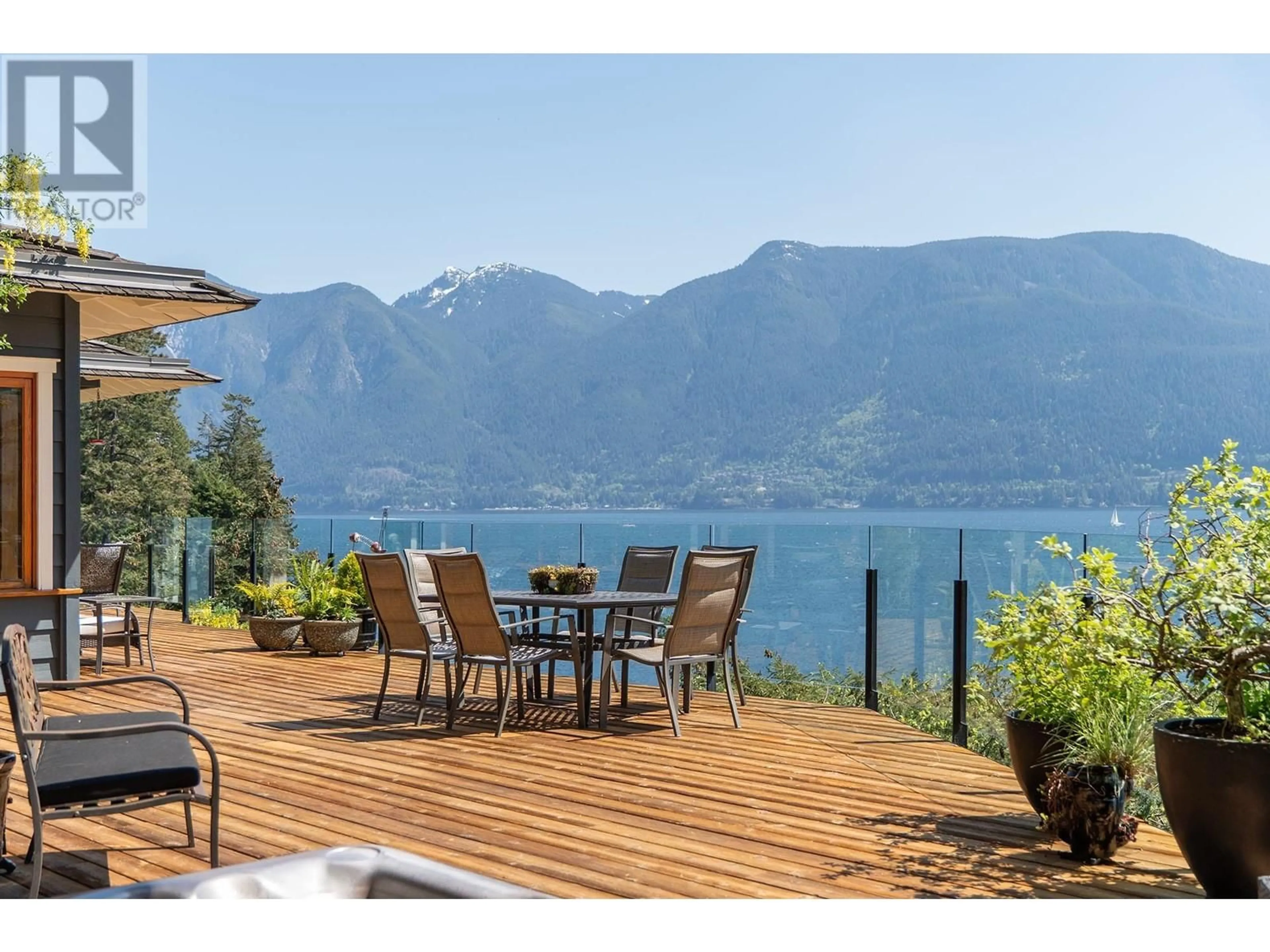 Patio, water/lake/river/ocean view for 1477 CLEATOR ROAD, Bowen Island British Columbia V0N1G1