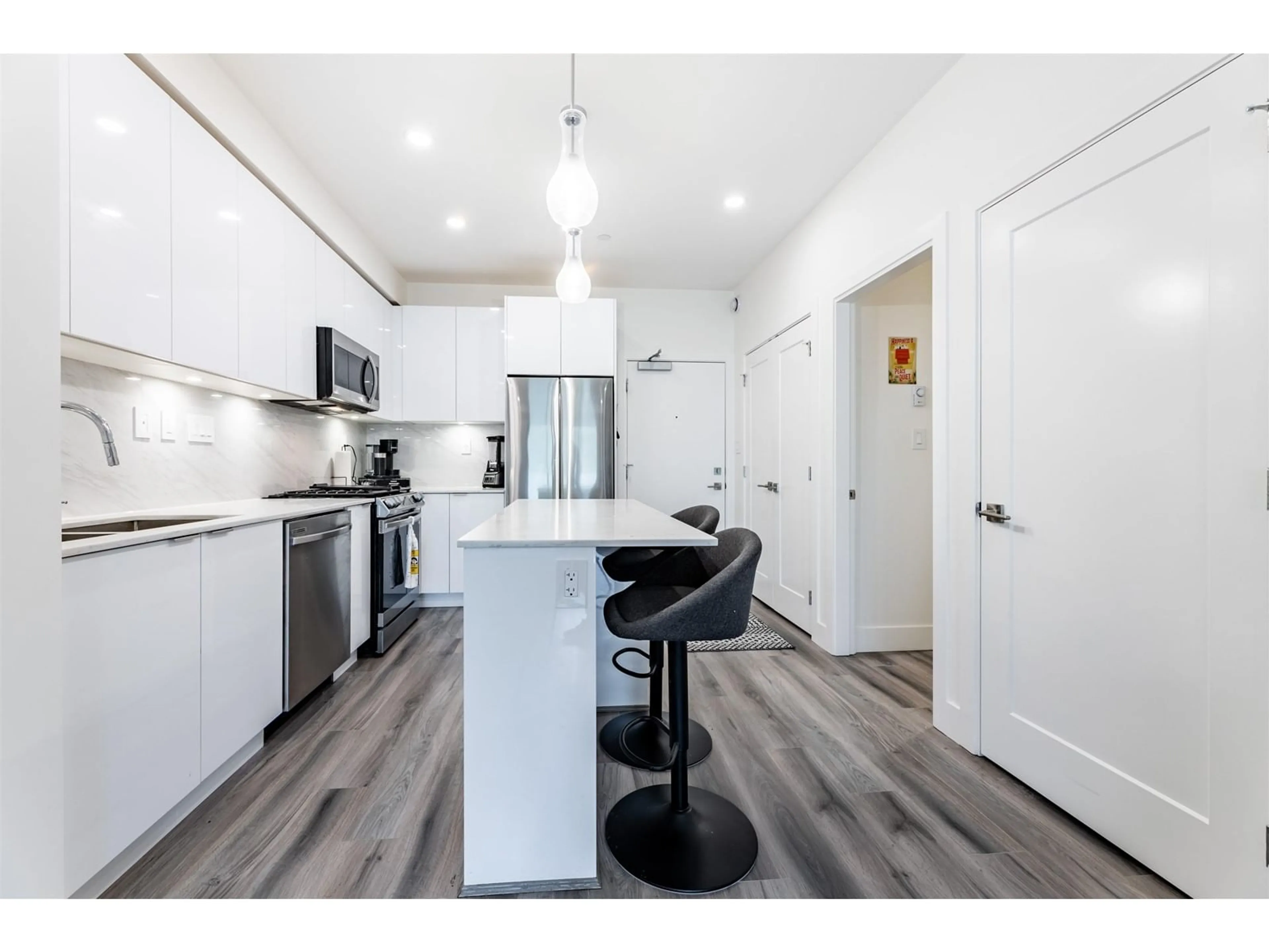Open concept kitchen, unknown for B510 - 8447 202, Langley British Columbia V2Y4K2