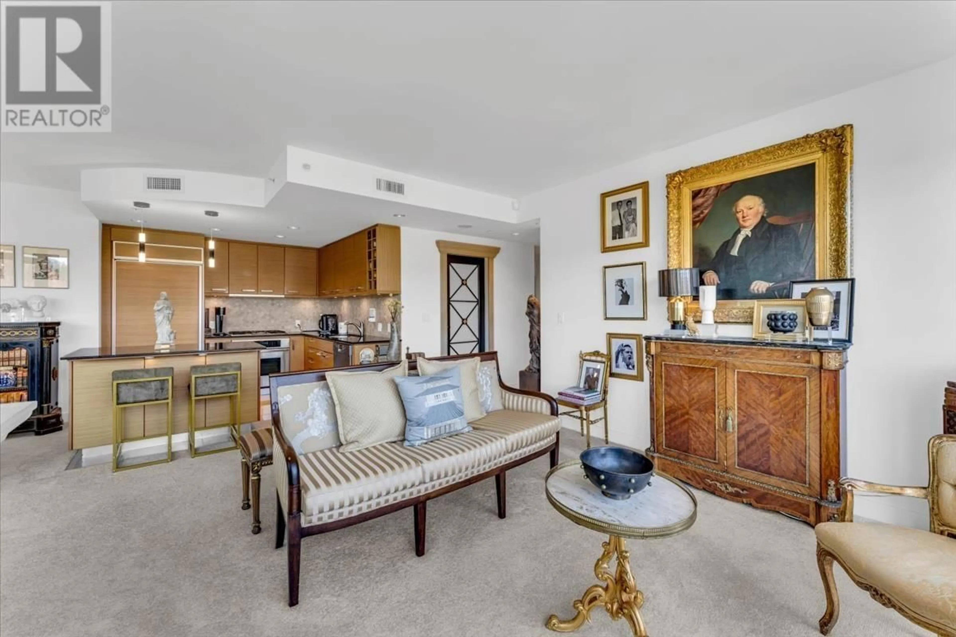 Living room with furniture, unknown for 401 - 1925 ALBERNI STREET, Vancouver British Columbia V6G0A3