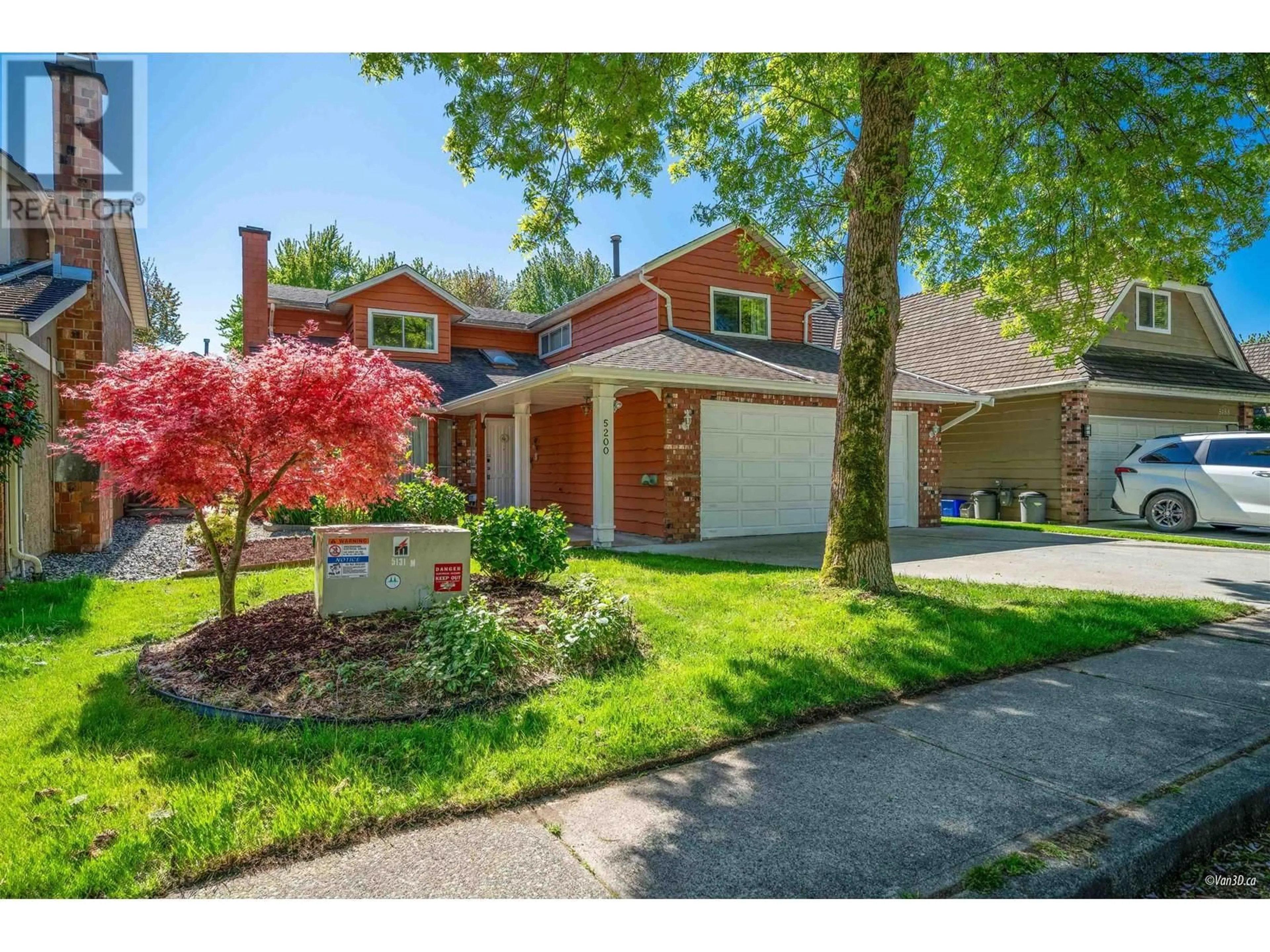 Home with brick exterior material, street for 5200 SAPPHIRE PLACE, Richmond British Columbia V7C4Z9