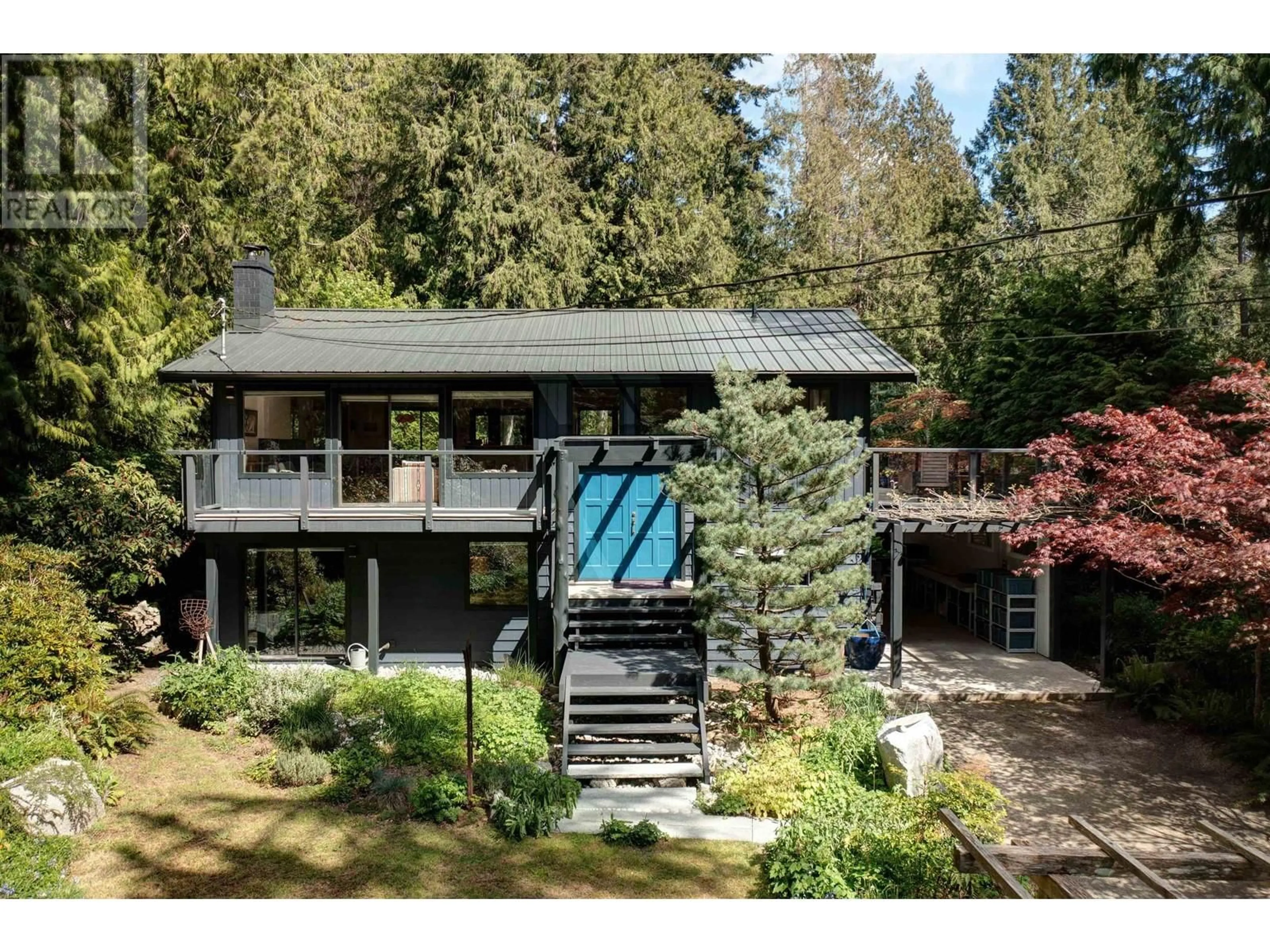 A pic from outside/outdoor area/front of a property/back of a property/a pic from drone, water/lake/river/ocean view for 1506 HENDERSON AVENUE, Roberts Creek British Columbia V0N2W2