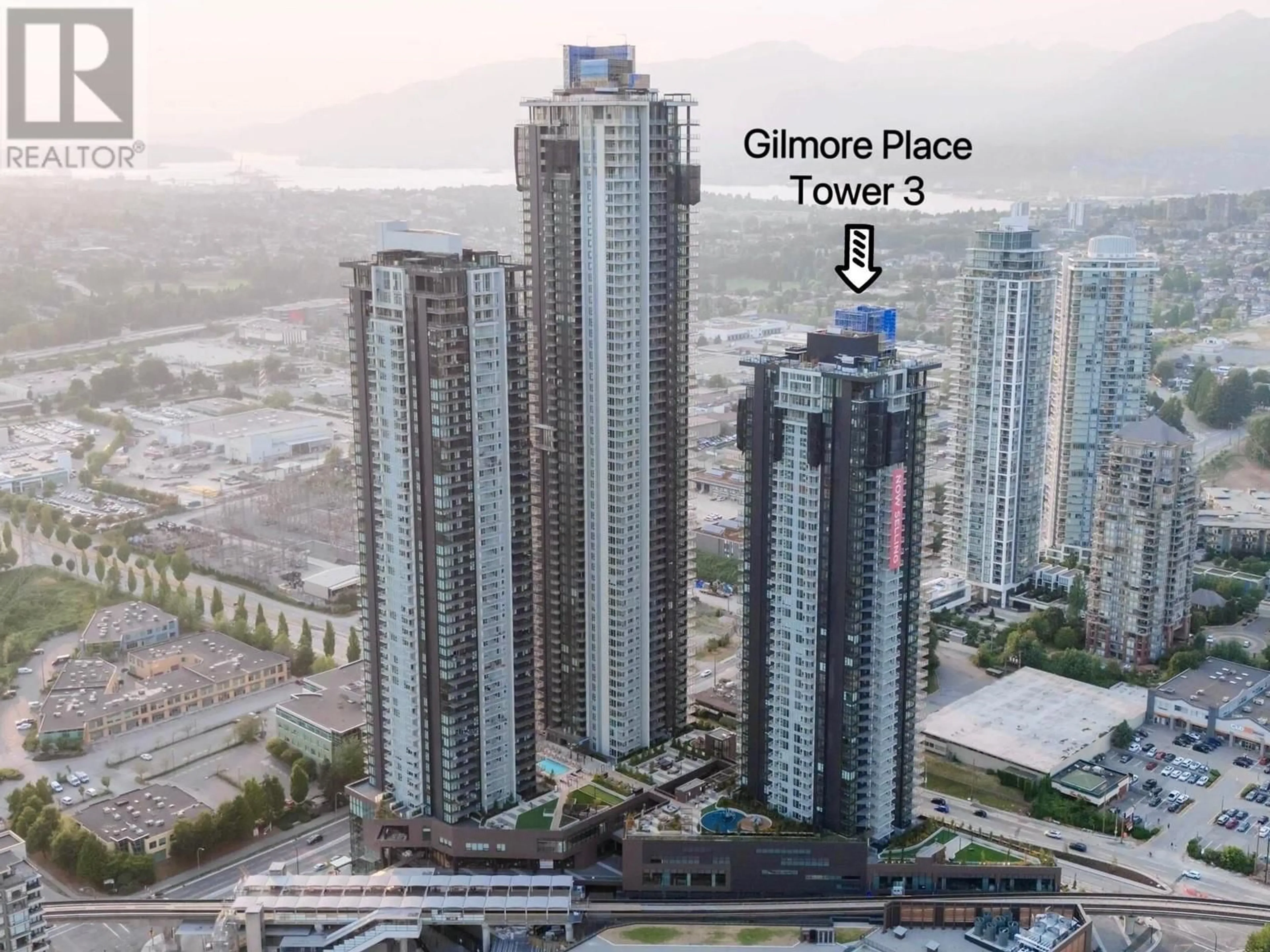A pic from outside/outdoor area/front of a property/back of a property/a pic from drone, city buildings view from balcony for 2201 - 4168 LOUGHEED HIGHWAY, Burnaby British Columbia V5C0N9