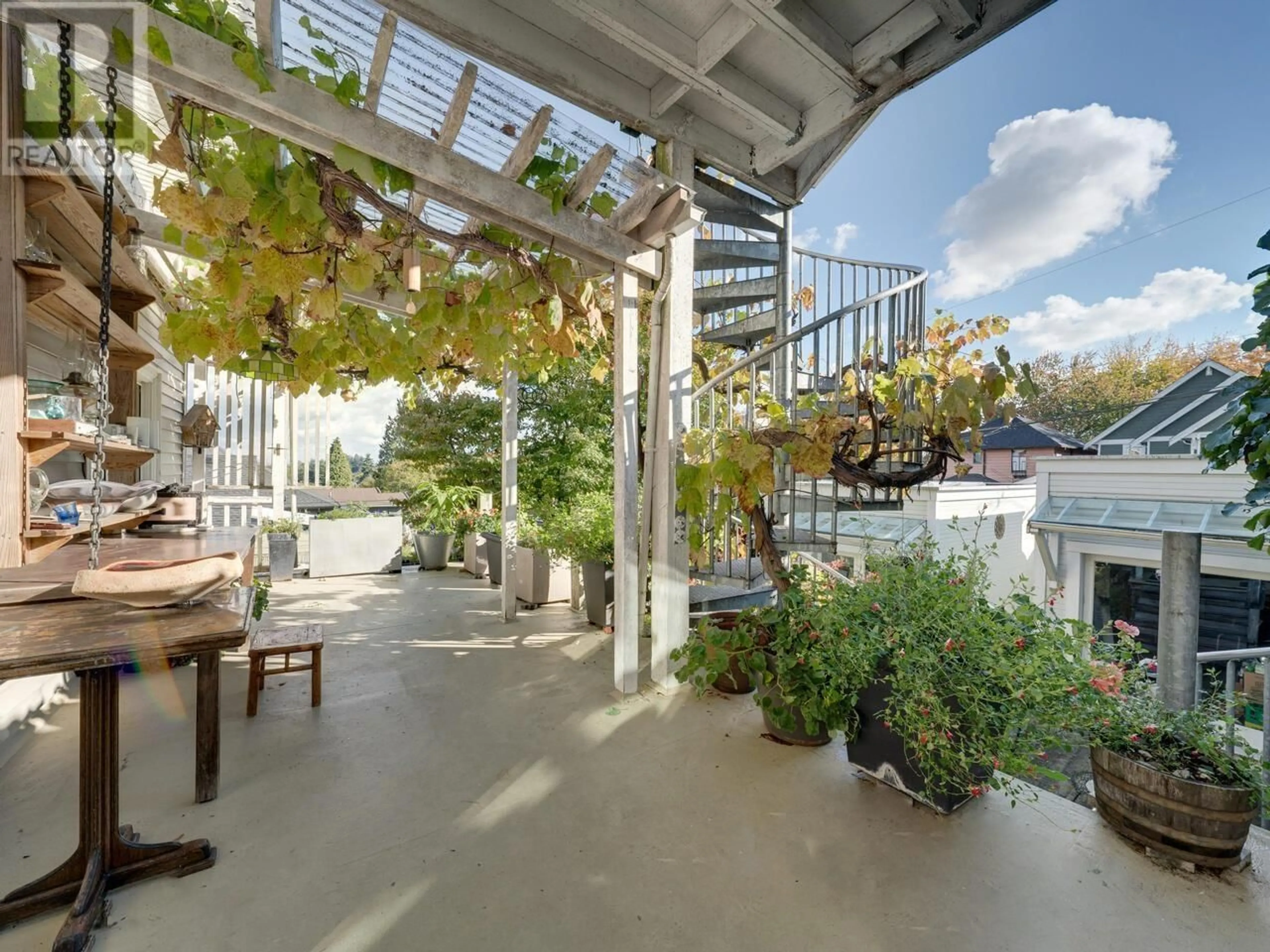 Patio, city buildings view from balcony for 830 14TH AVENUE, Vancouver British Columbia V5T2N6