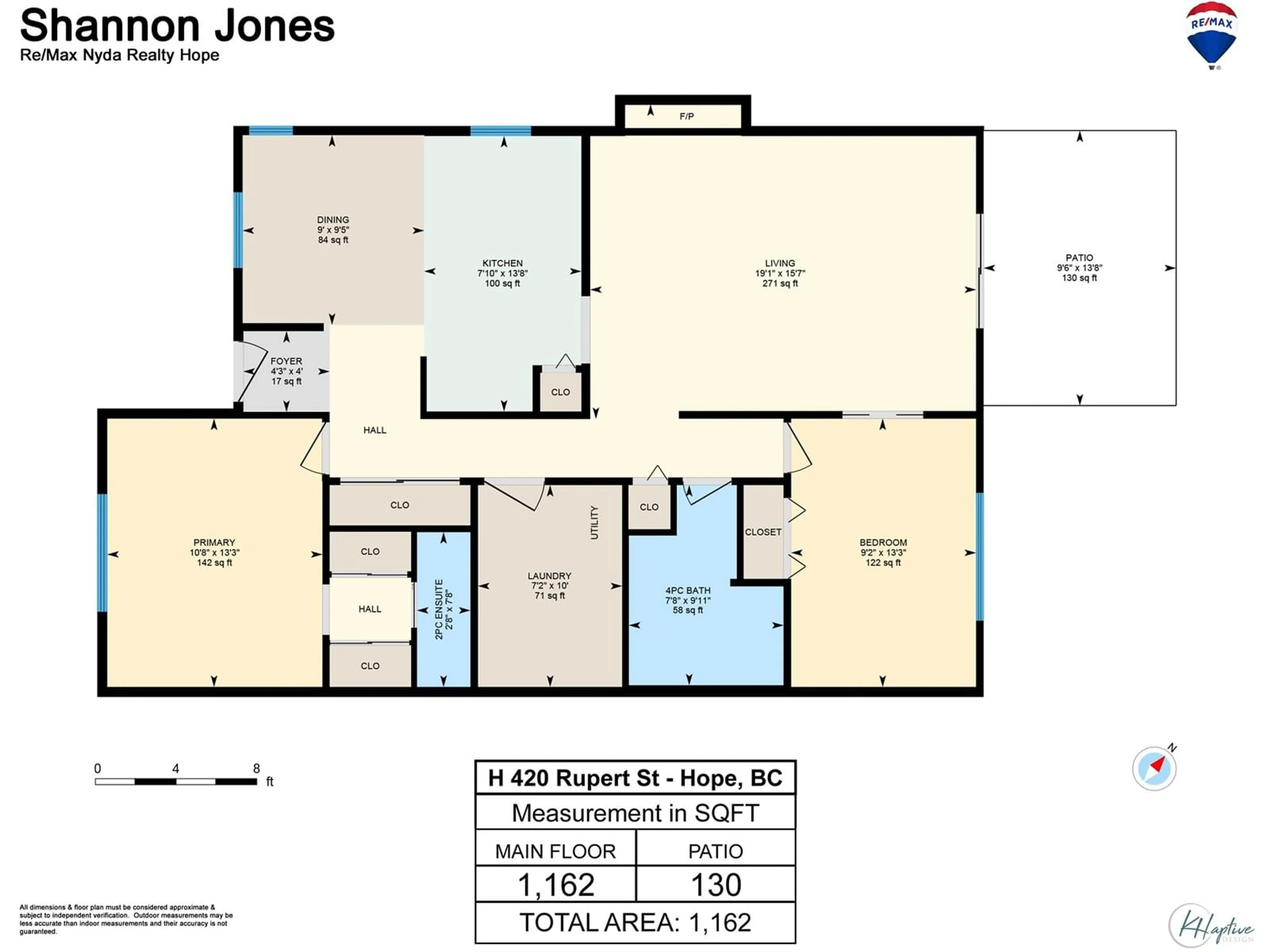 Floor plan for H - 420 RUPERT STREET, Hope British Columbia V0X1L0