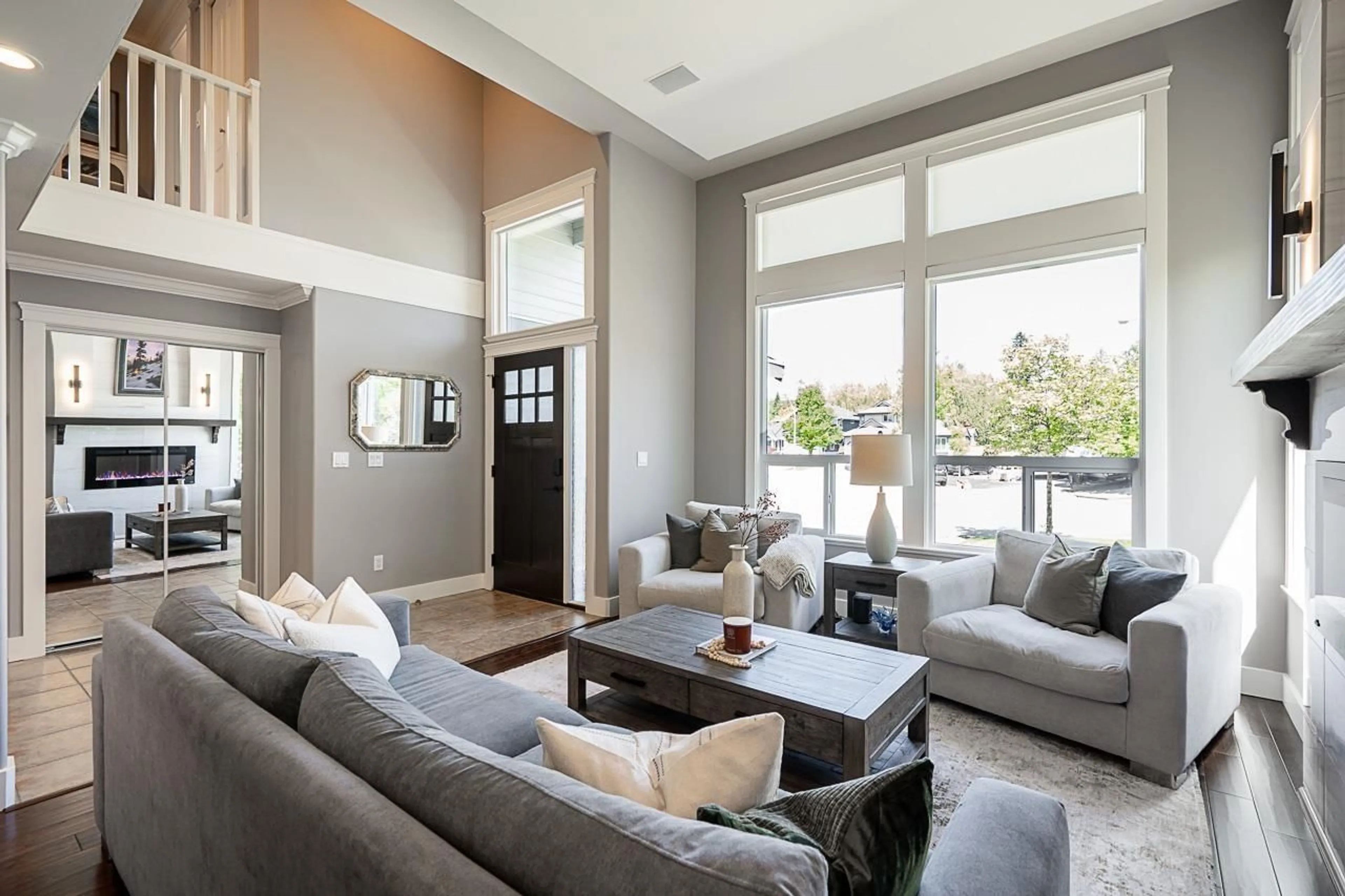 Living room with furniture, unknown for 18256 68A, Surrey British Columbia V3S9E4