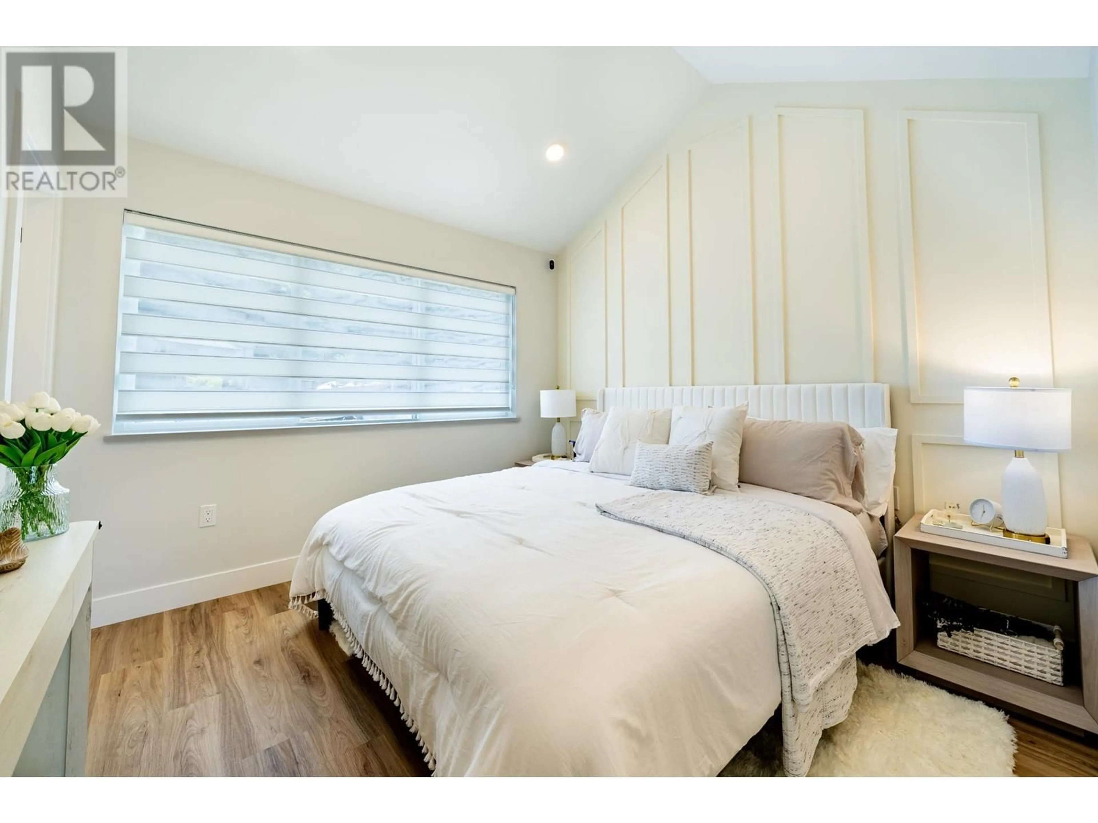 Bedroom with bed, wood/laminate floor for 50 - 10640 248 STREET, Maple Ridge British Columbia V2W0K9