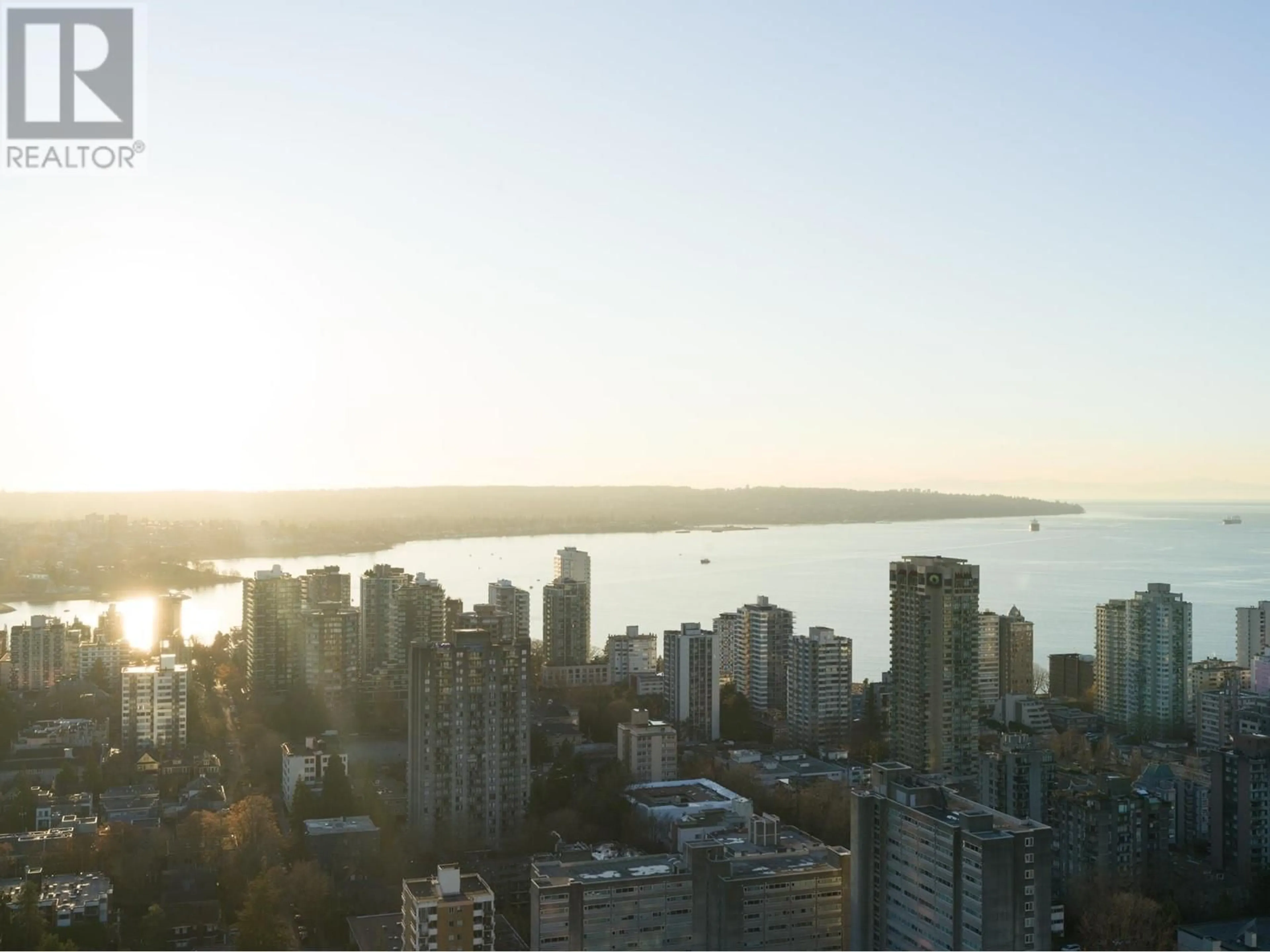 A pic from outside/outdoor area/front of a property/back of a property/a pic from drone, city buildings view from balcony for 3902 - 1568 ALBERNI STREET, Vancouver British Columbia V6G0E3