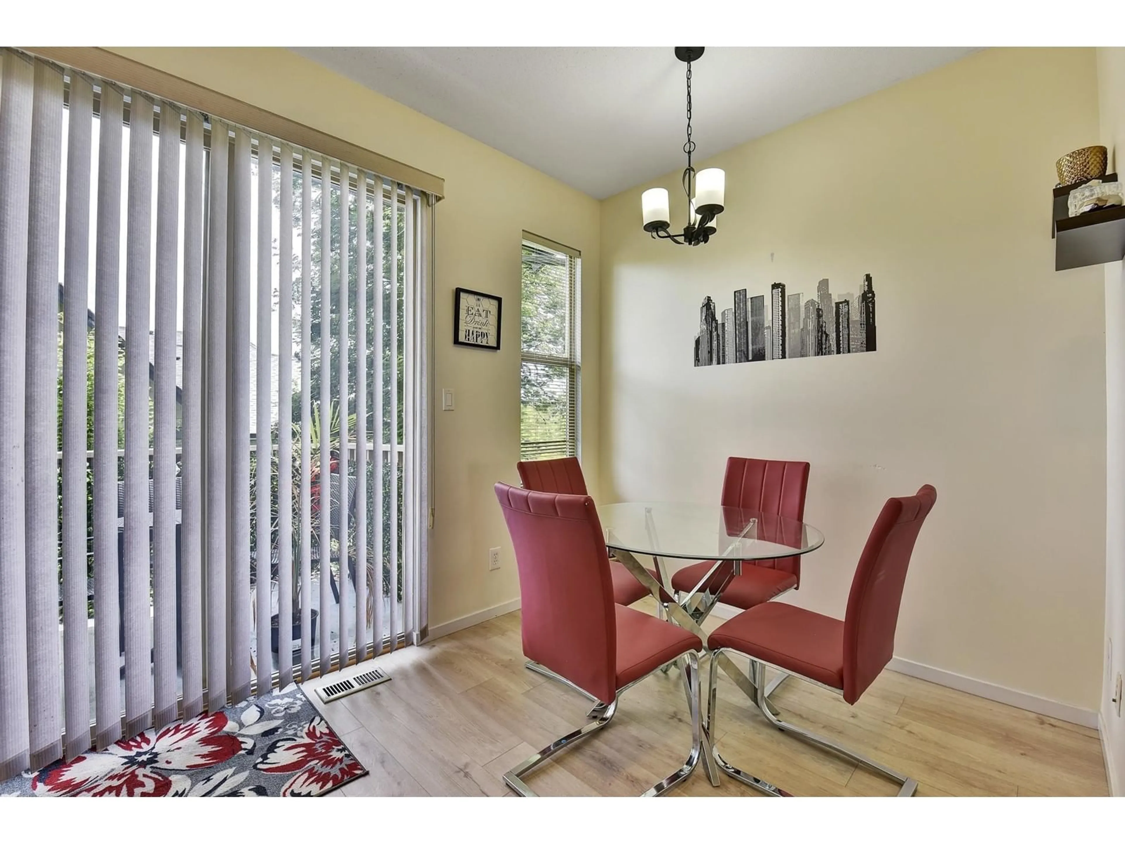 Dining room, wood/laminate floor for 95 - 15152 62A, Surrey British Columbia V3S1V1