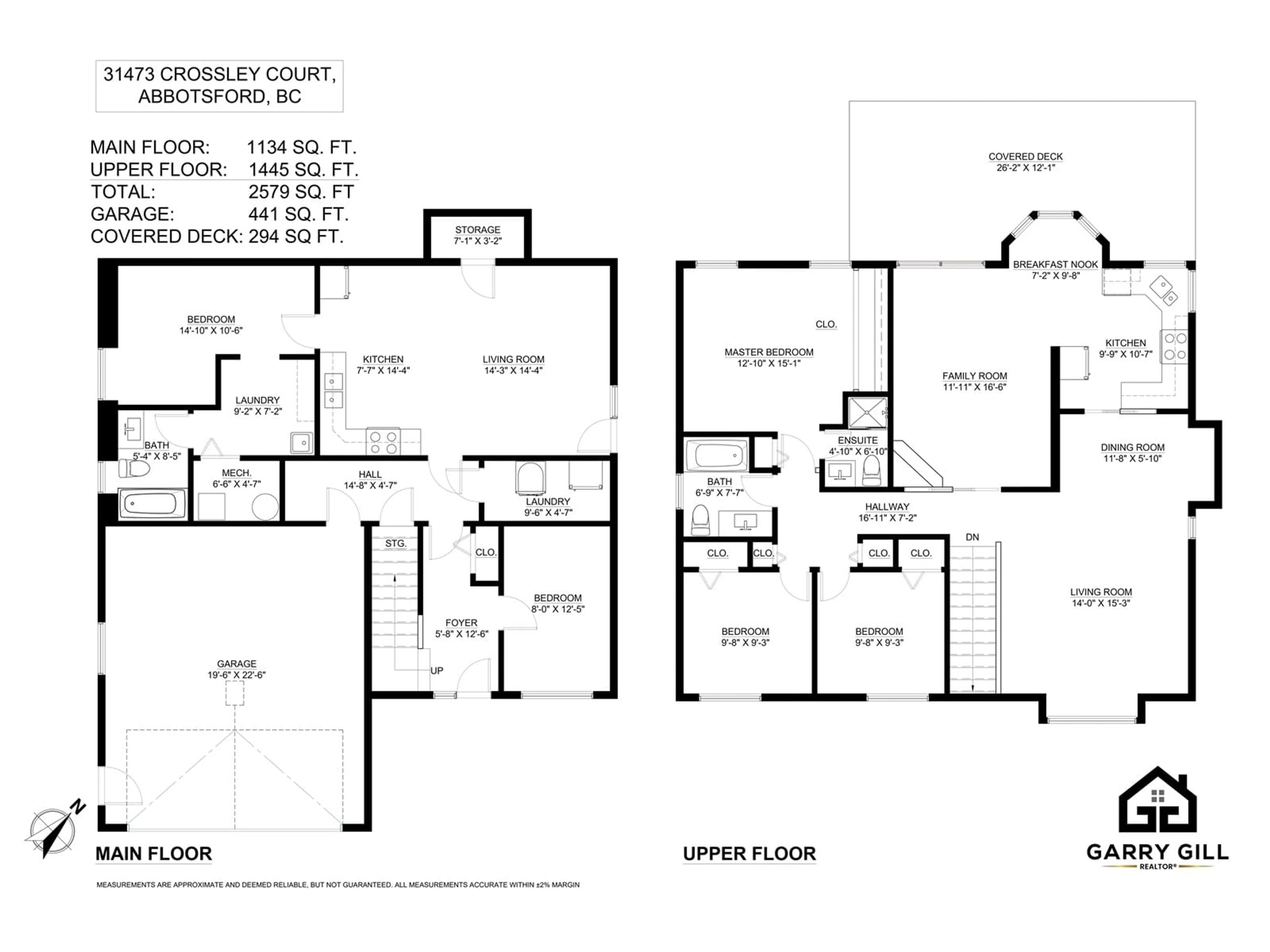 Floor plan for 31473 CROSSLEY, Abbotsford British Columbia V2T5G8