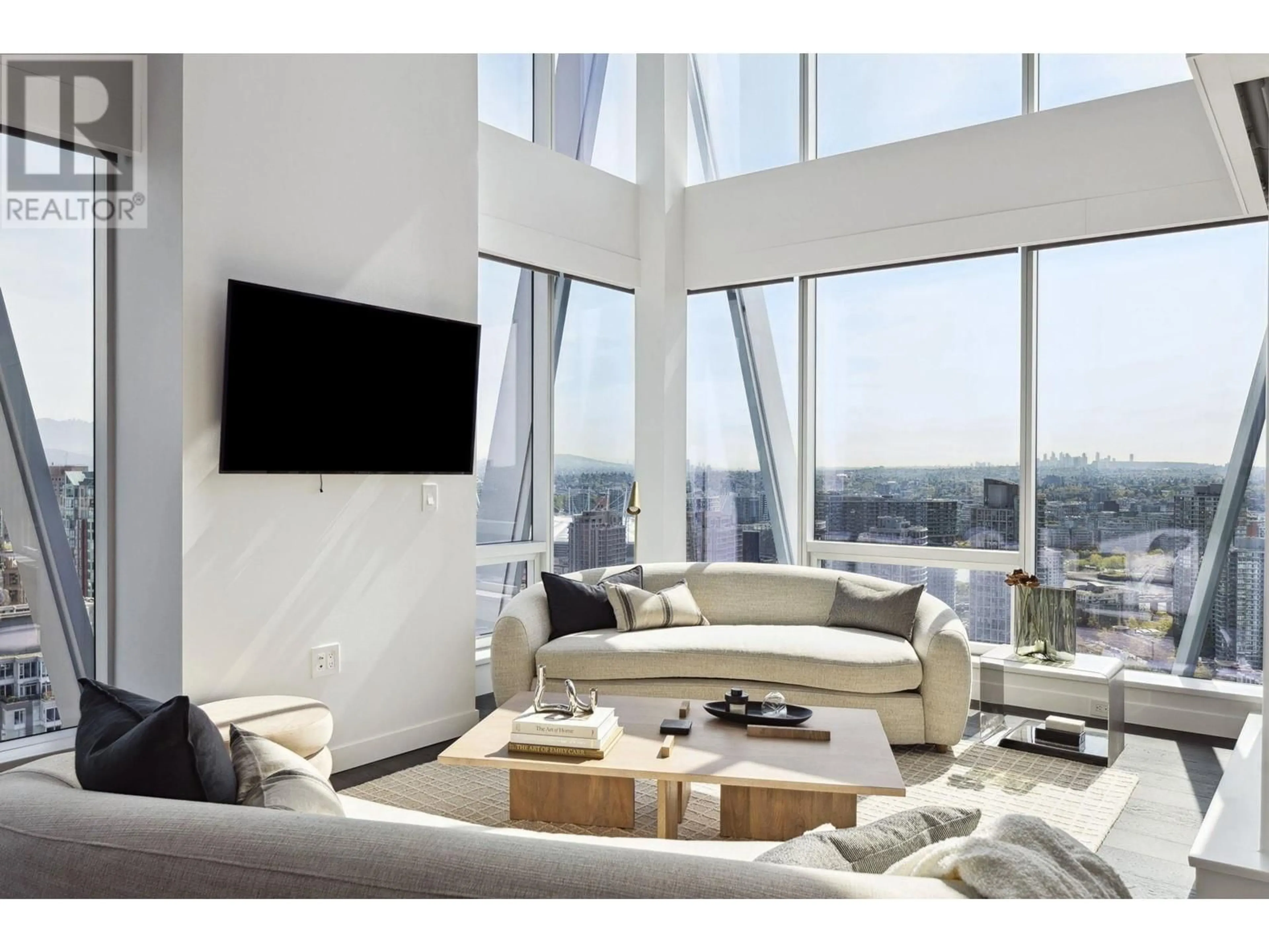 Living room with furniture, unknown for 3401 - 1111 RICHARDS STREET, Vancouver British Columbia V6B0S3