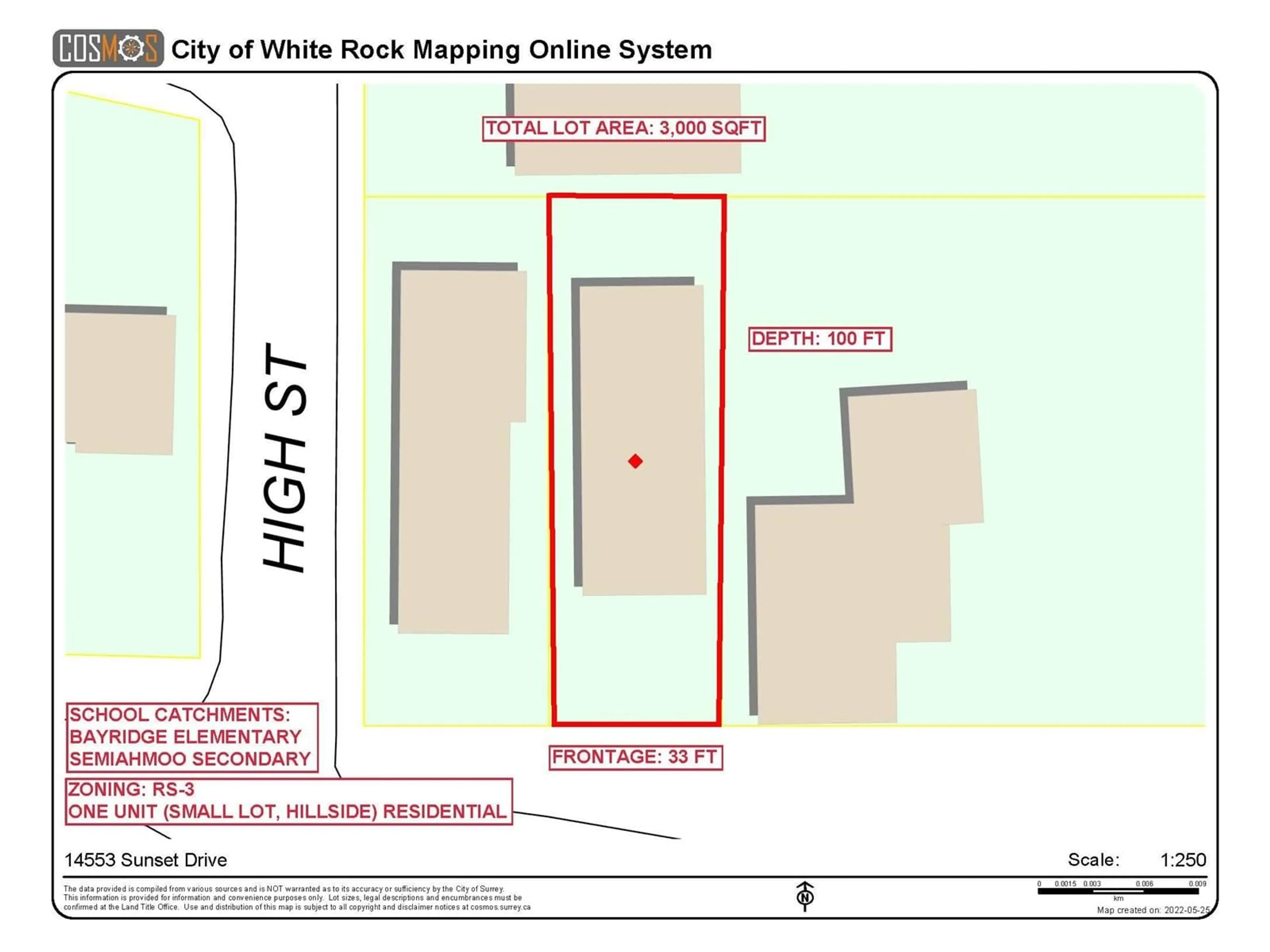 Floor plan for 14553 SUNSET, White Rock British Columbia V4B2V9