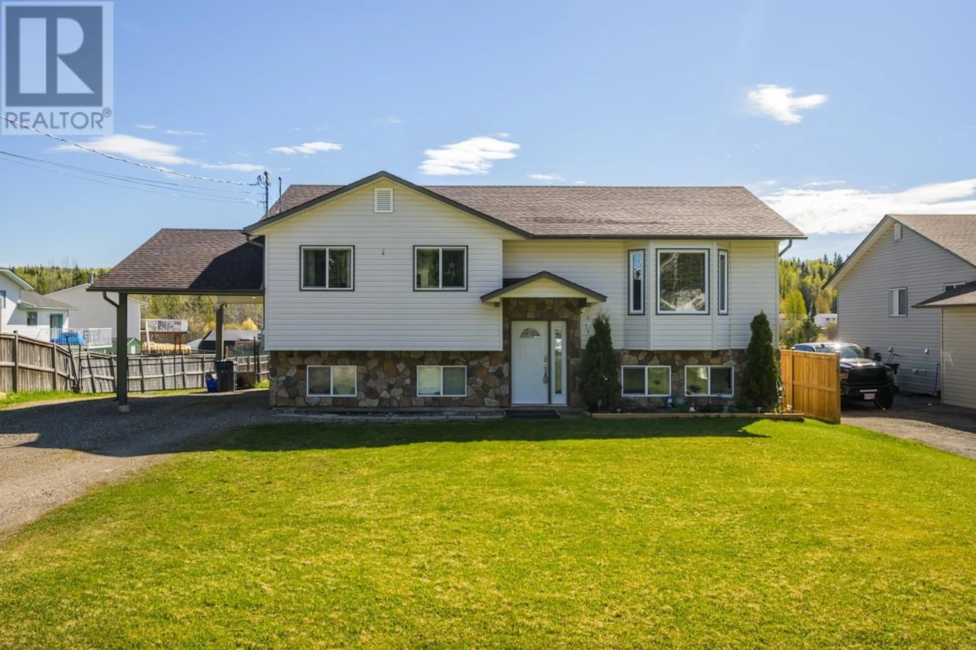 A pic from outside/outdoor area/front of a property/back of a property/a pic from drone, street for 2028 BITTNER ROAD, Prince George British Columbia V2N6T1