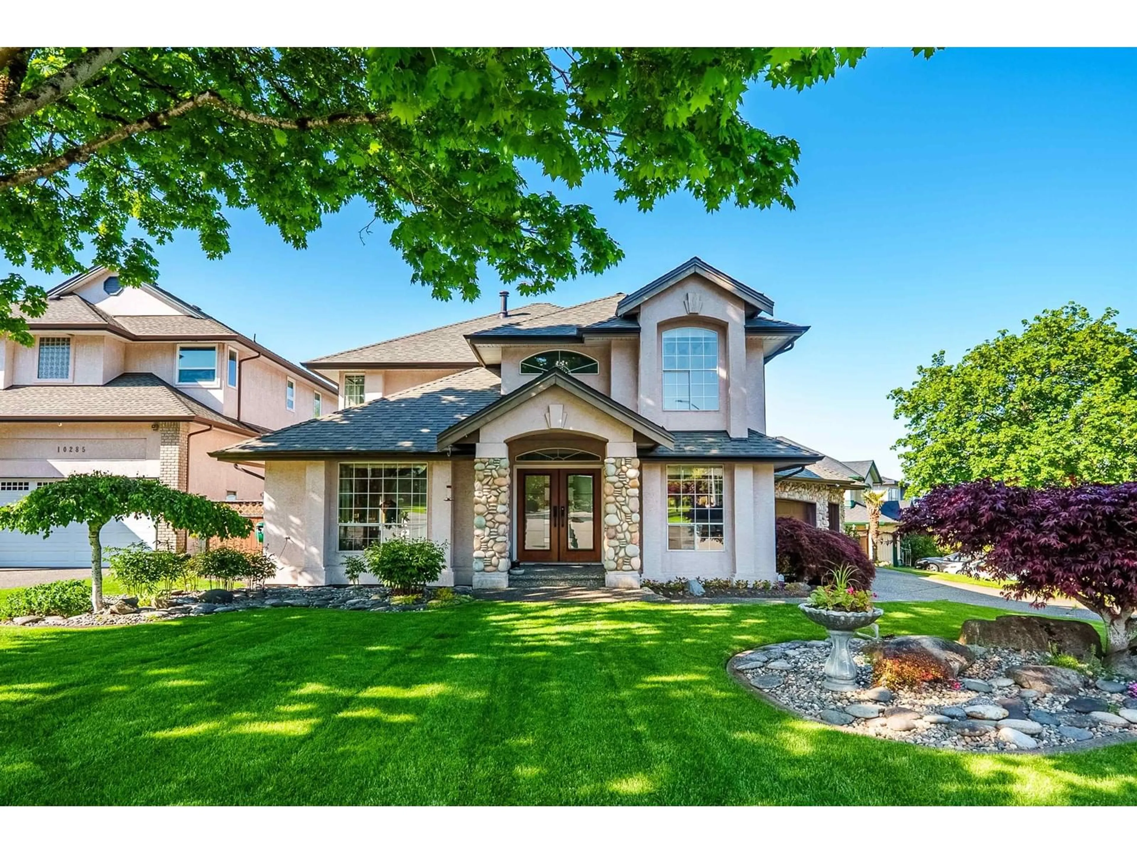 Home with brick exterior material, street for 10289 170A, Surrey British Columbia V4N3L1