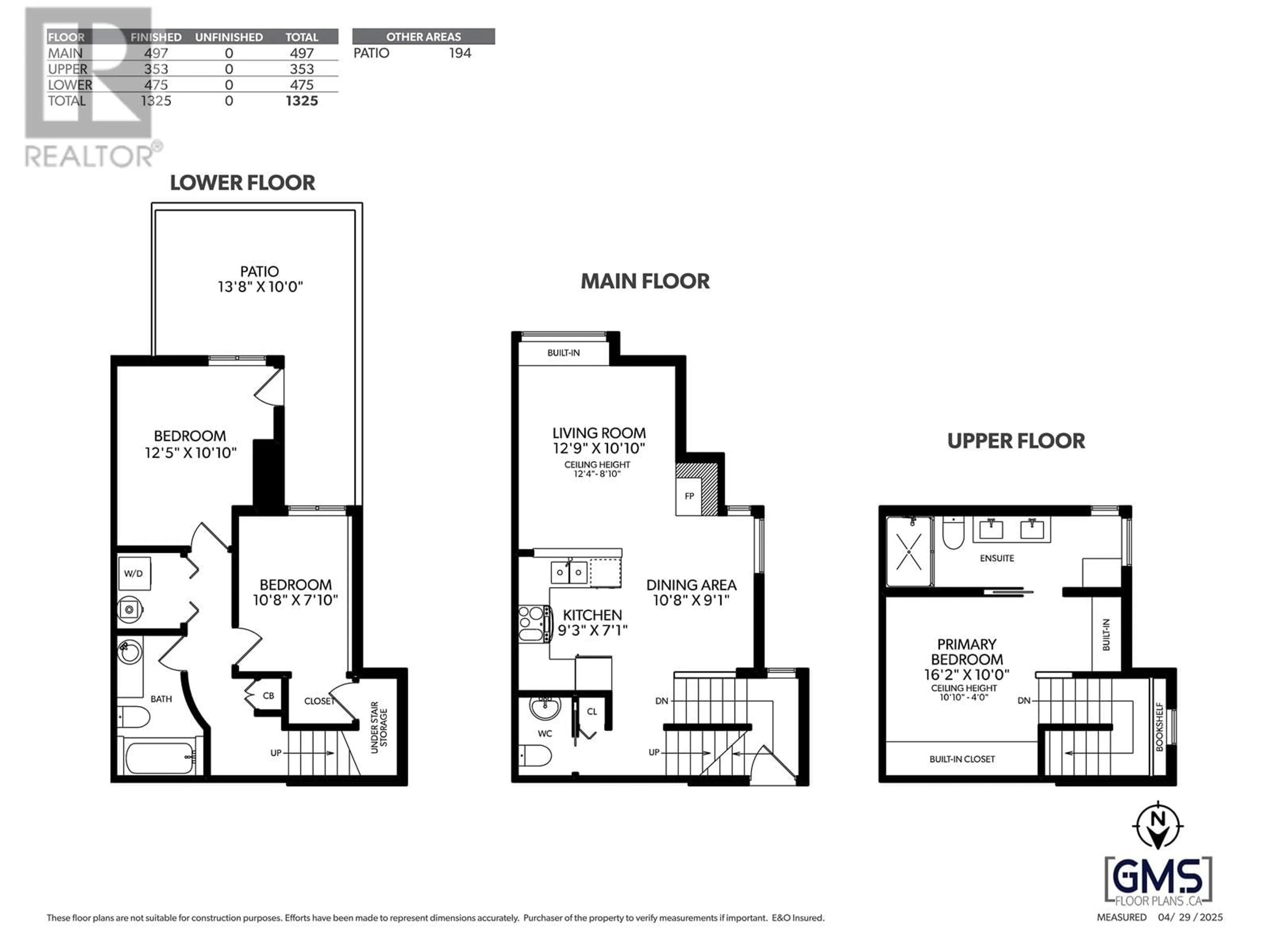 Floor plan for 366 14TH AVENUE, Vancouver British Columbia V5Y1X4