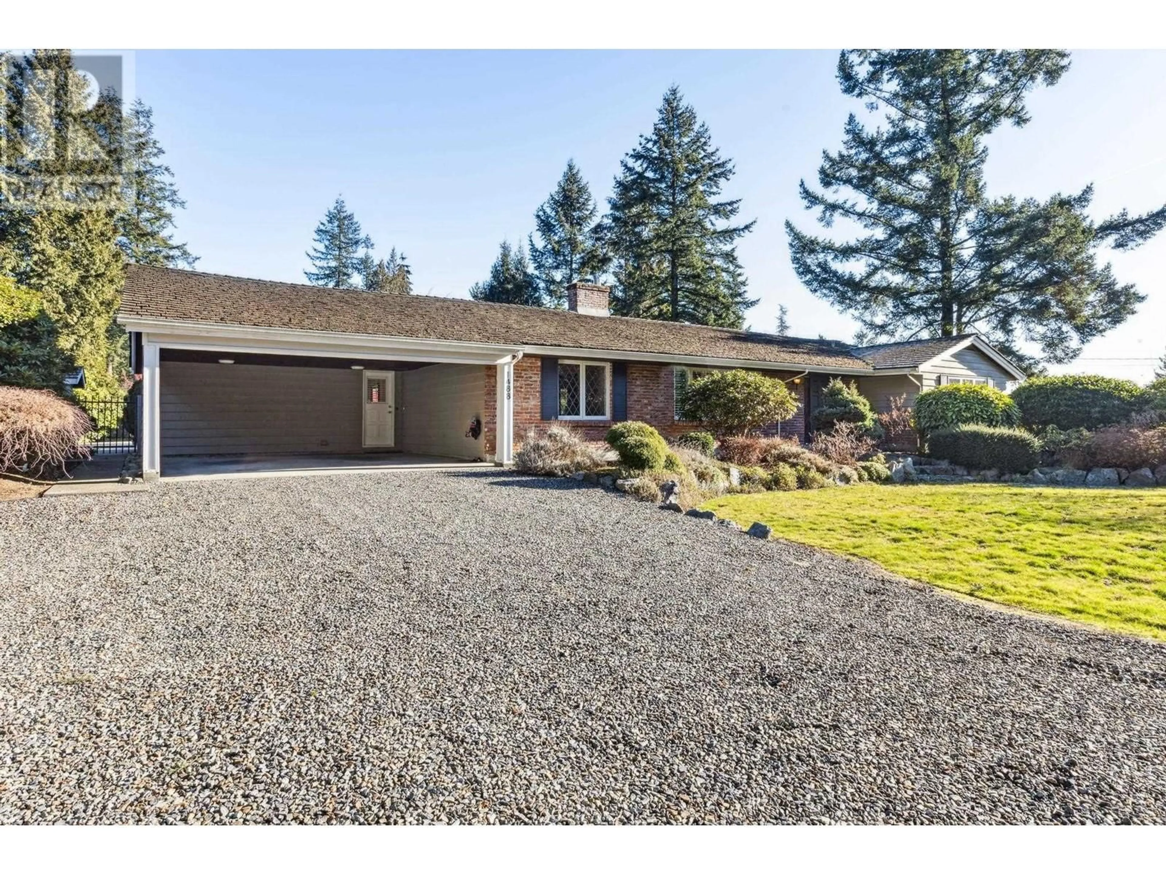 Home with vinyl exterior material, street for 1488 BERKLEY ROAD, North Vancouver British Columbia V7H1Y7