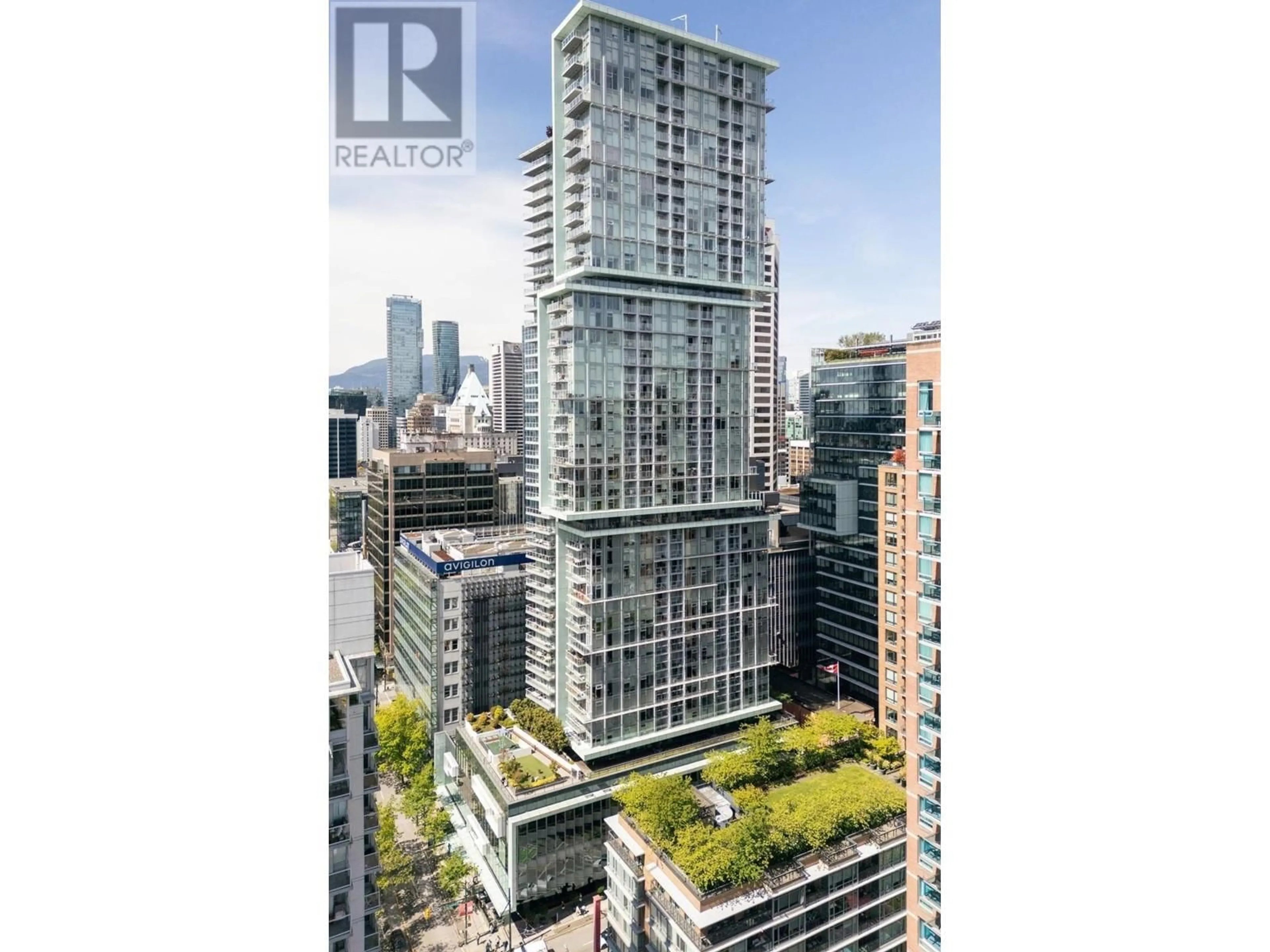 A pic from outside/outdoor area/front of a property/back of a property/a pic from drone, unknown for 3909 - 777 RICHARDS STREET, Vancouver British Columbia V6B0M6