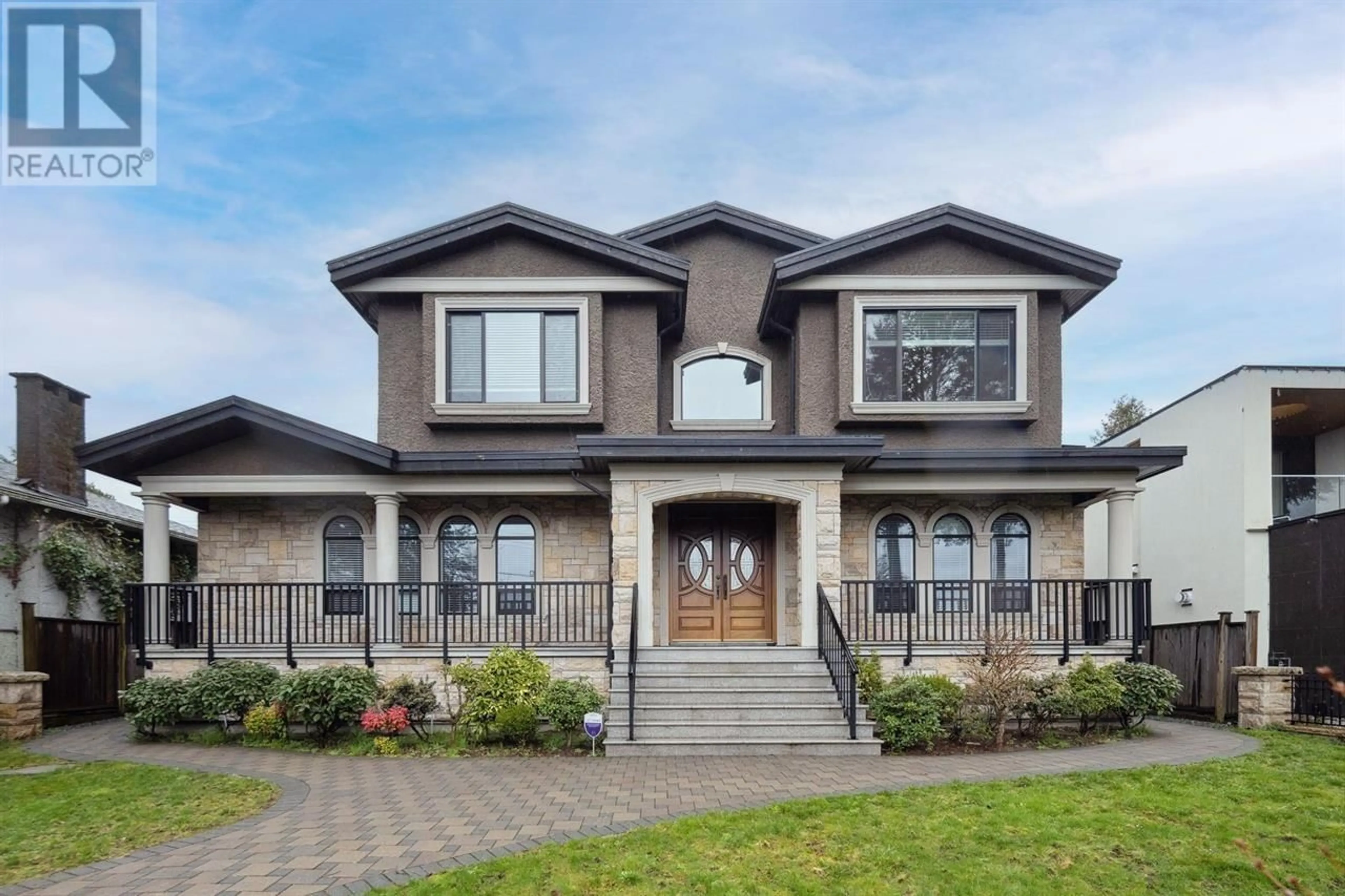 Home with brick exterior material, street for 6185 GRANT STREET, Burnaby British Columbia V5B2K7