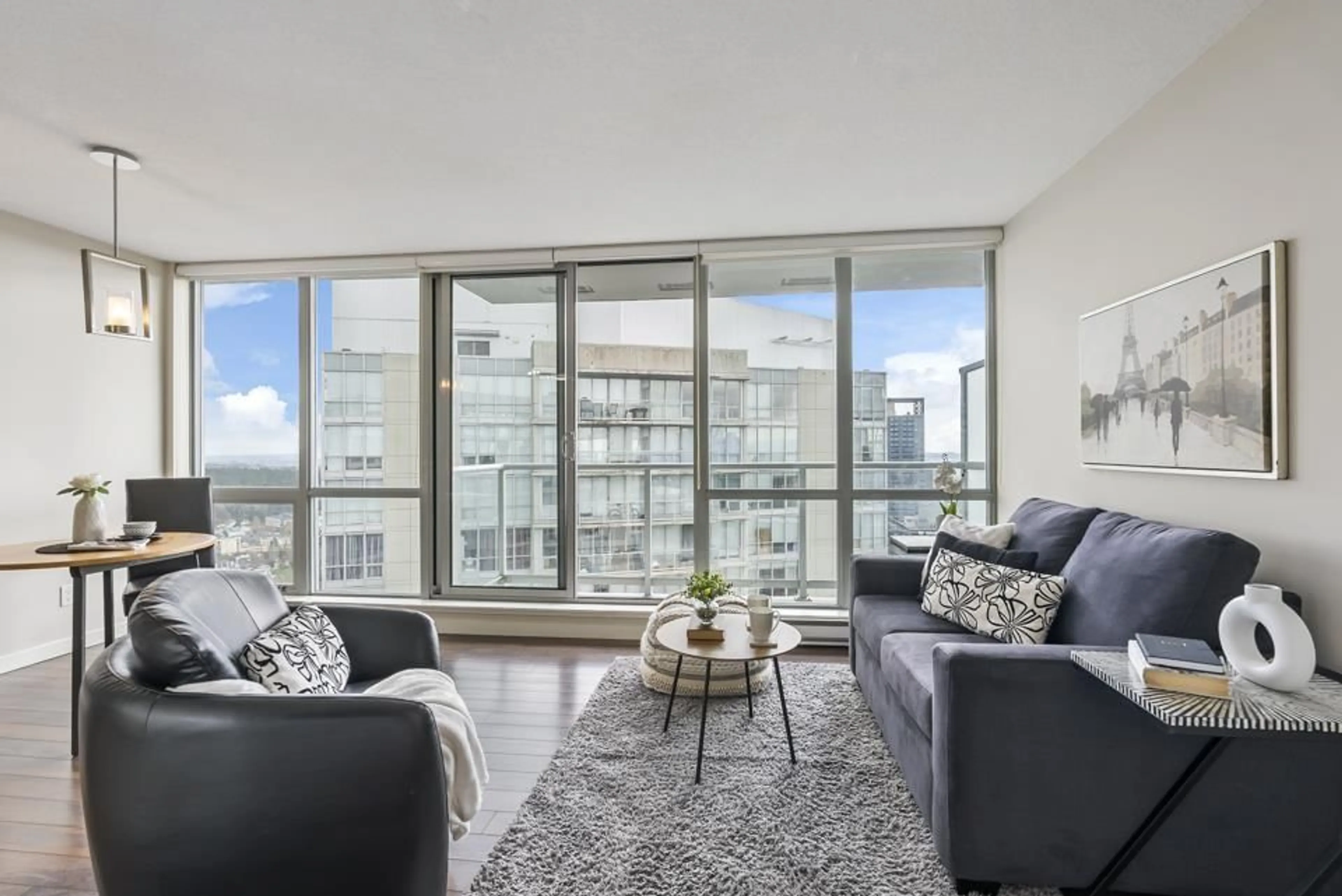 Living room with furniture, unknown for 3510 - 13688 100, Surrey British Columbia V3T0G5