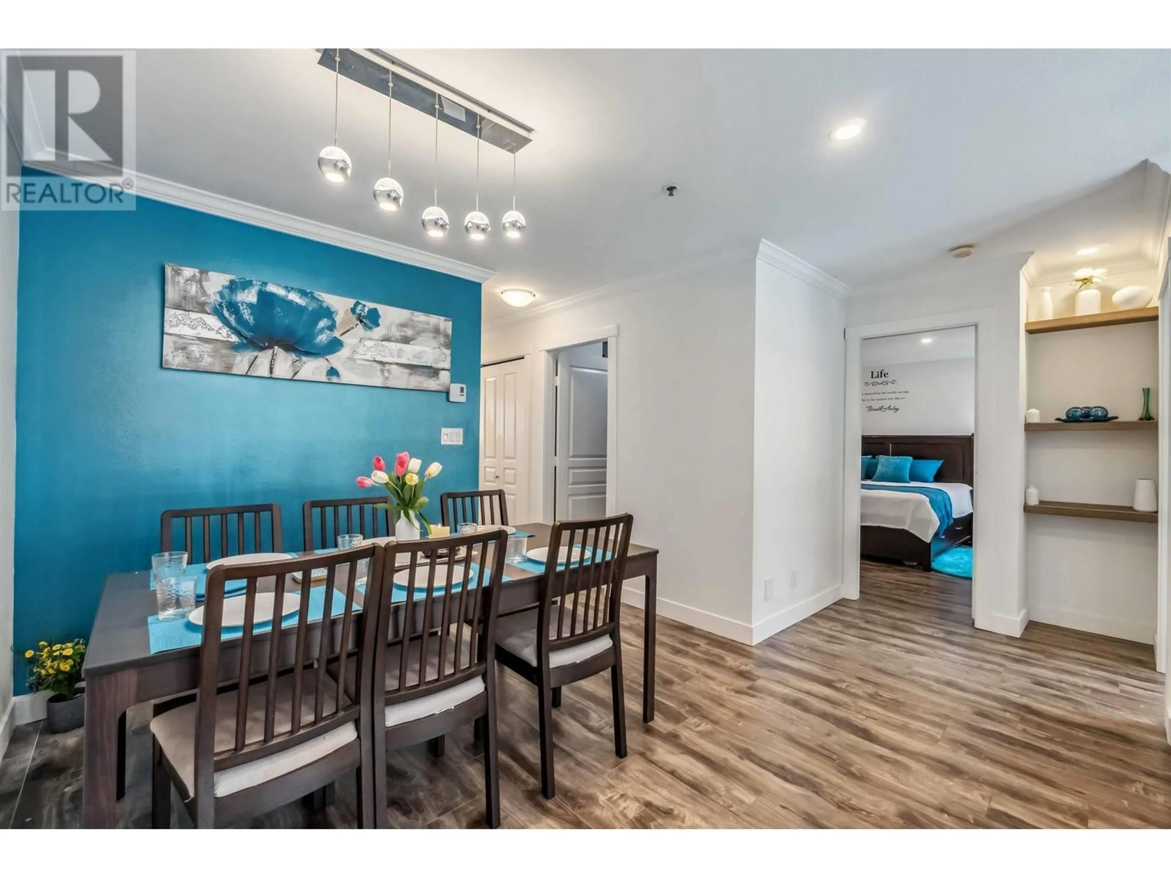 Dining room, wood/laminate floor for 26 - 12449 191 STREET, Pitt Meadows British Columbia V3Y2R4