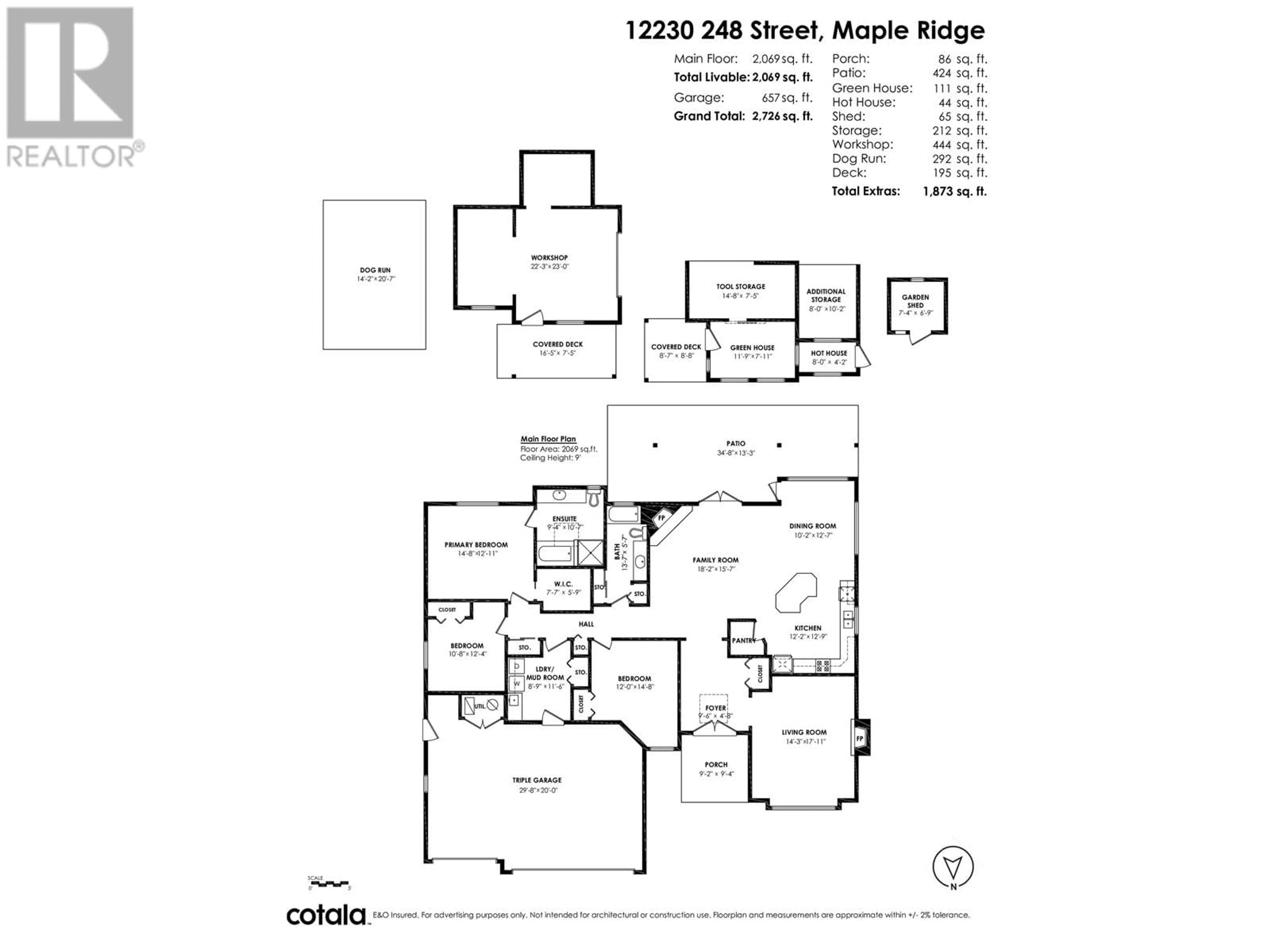 Floor plan for 12230 248 STREET, Maple Ridge British Columbia V4R1J6