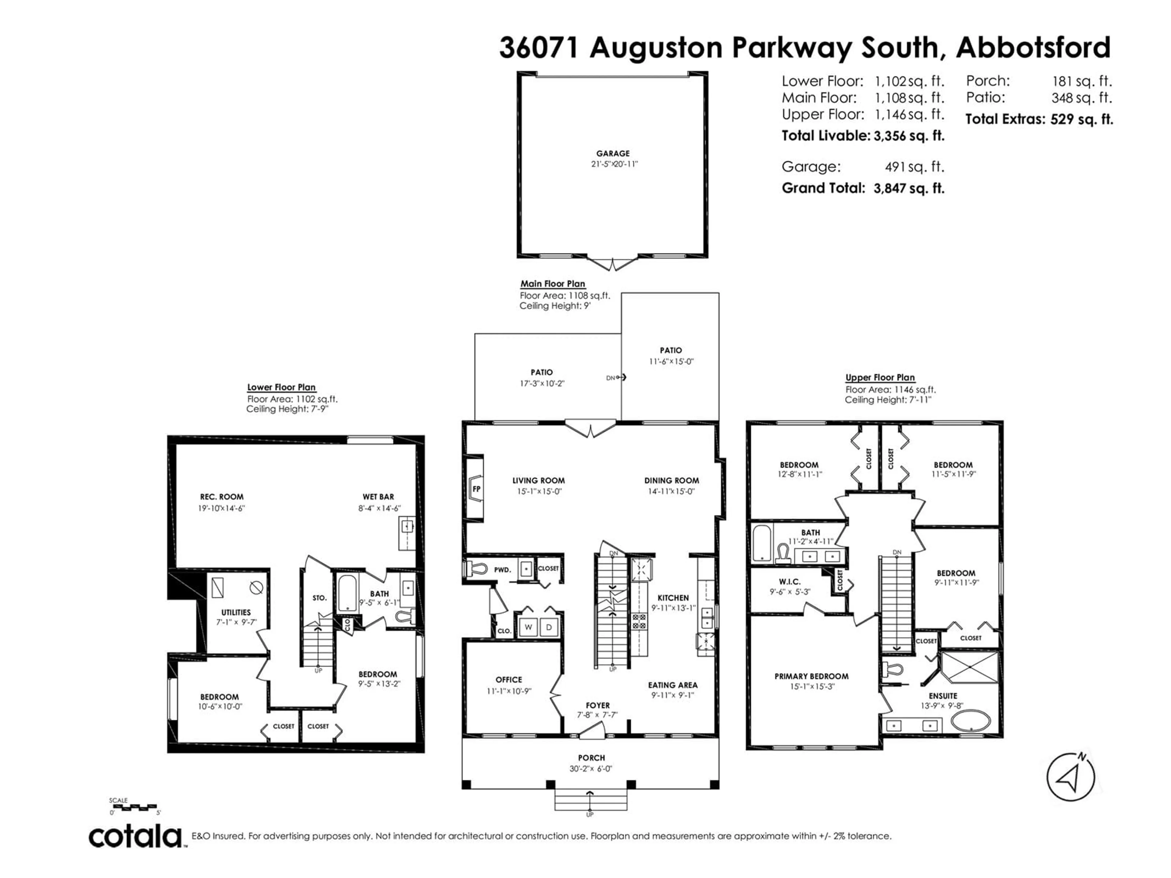 Floor plan for 36071 AUGUSTON SOUTH, Abbotsford British Columbia V3G3G1