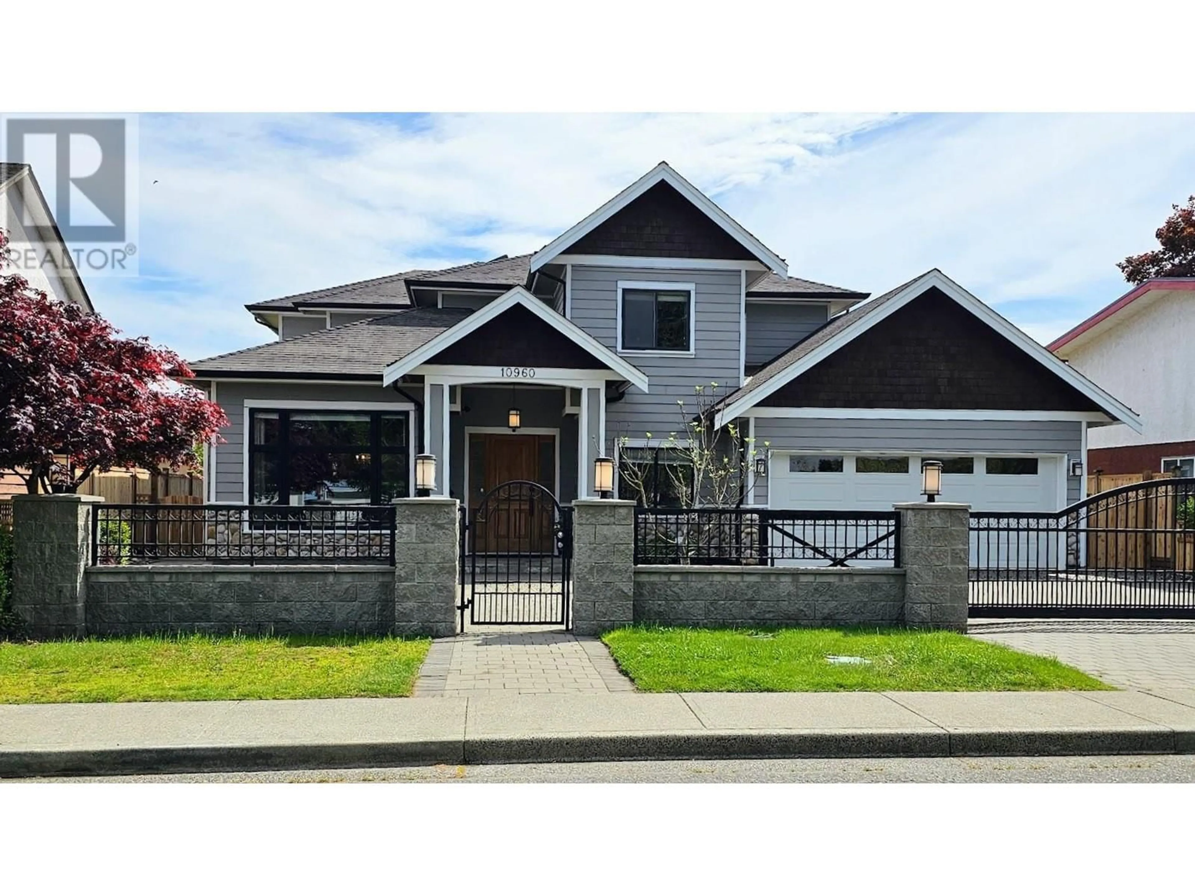 Home with vinyl exterior material, street for 10960 ASHCROFT AVENUE, Richmond British Columbia V7A3C1