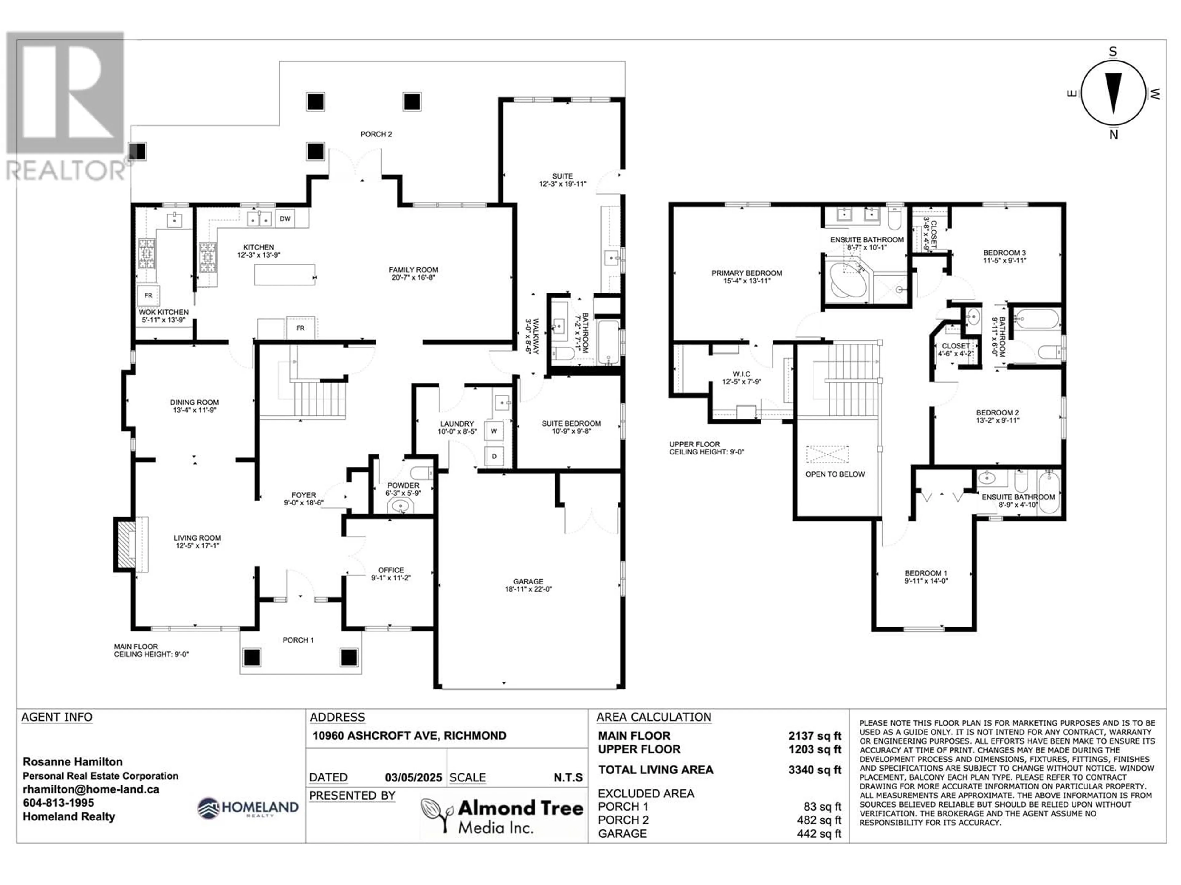 Floor plan for 10960 ASHCROFT AVENUE, Richmond British Columbia V7A3C1