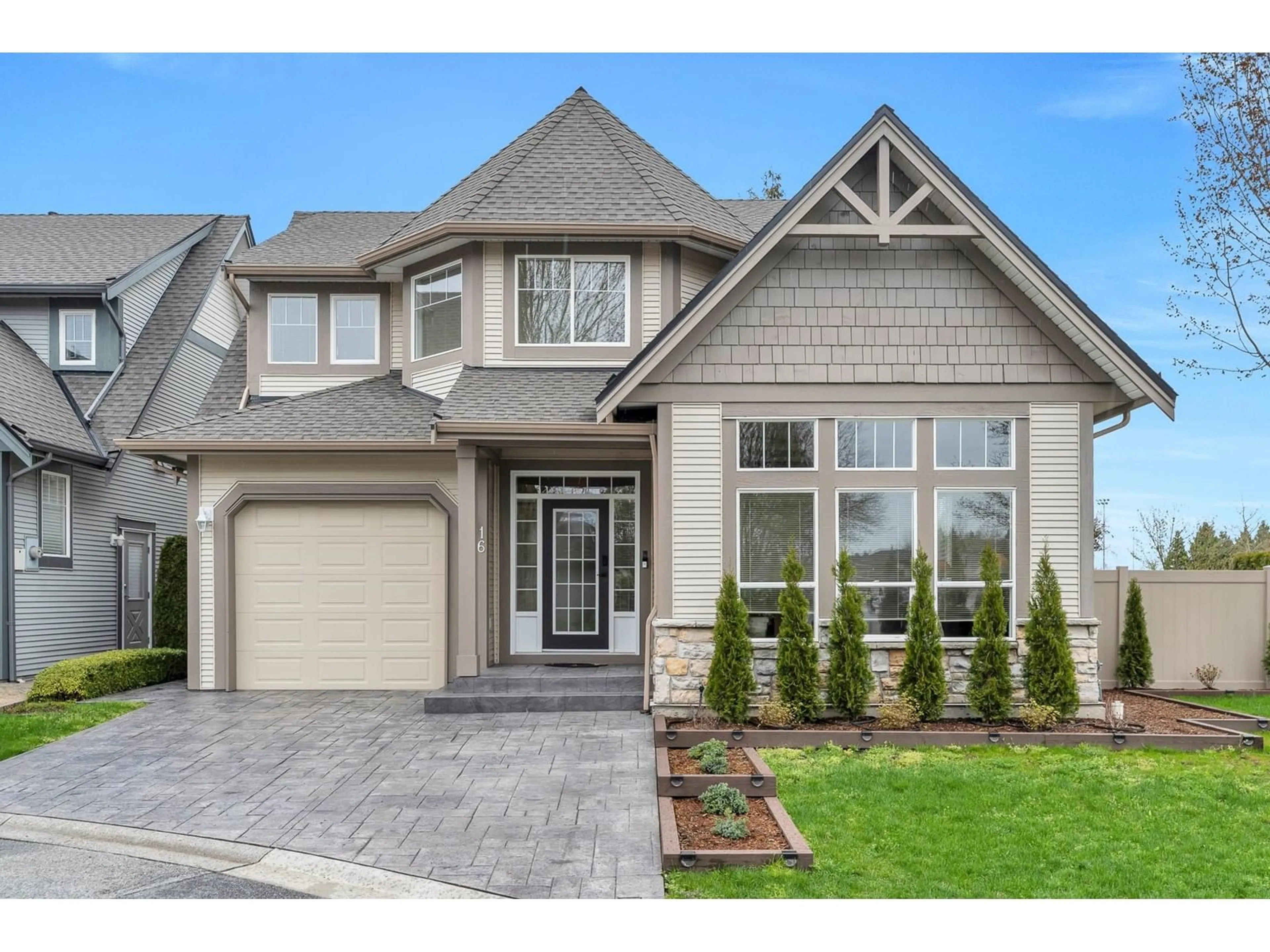 Home with brick exterior material, street for 16 - 6177 169, Surrey British Columbia V3S9E8
