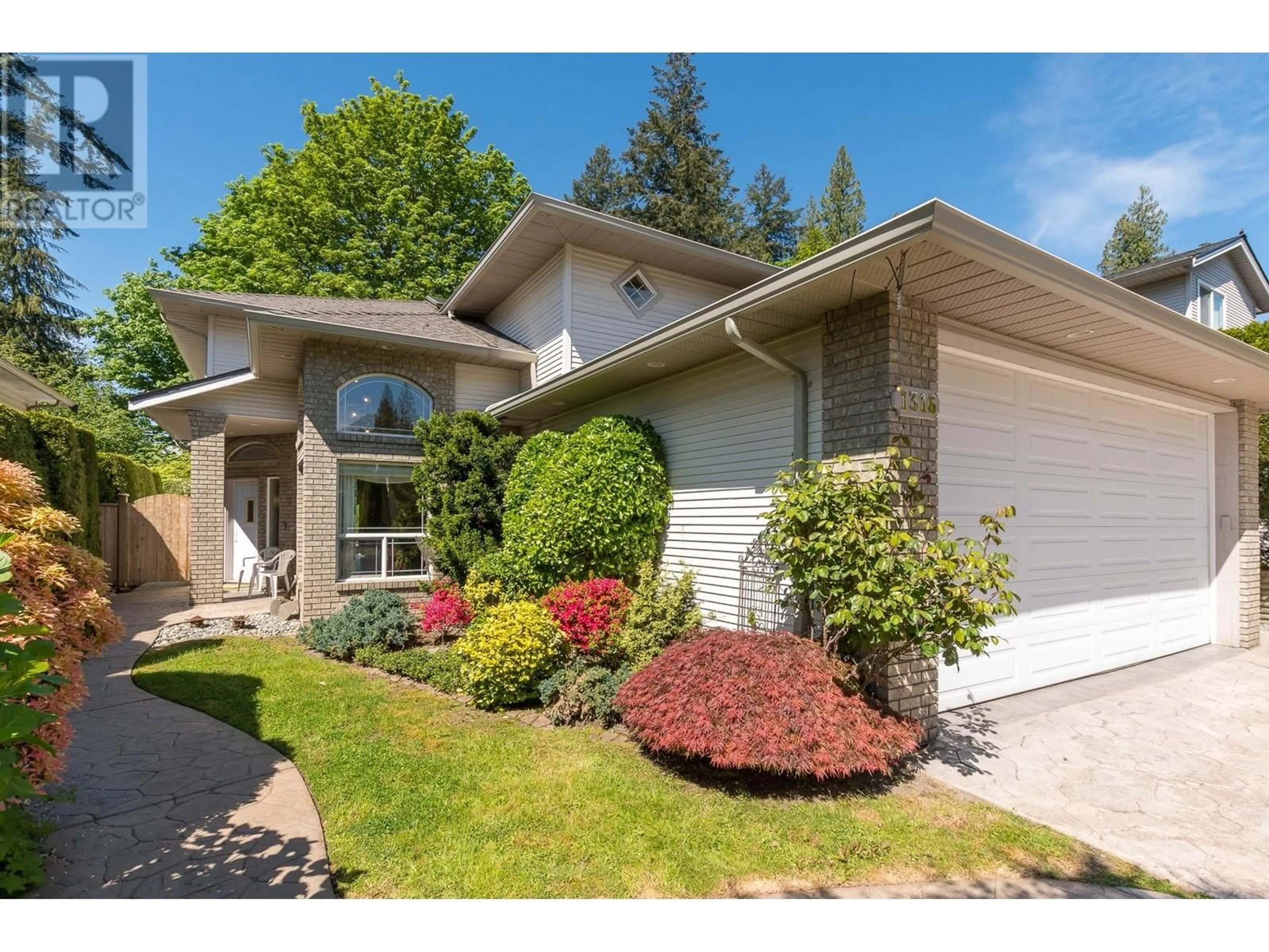 Home with vinyl exterior material, street for 1316 OXFORD STREET, Coquitlam British Columbia V3B4G2