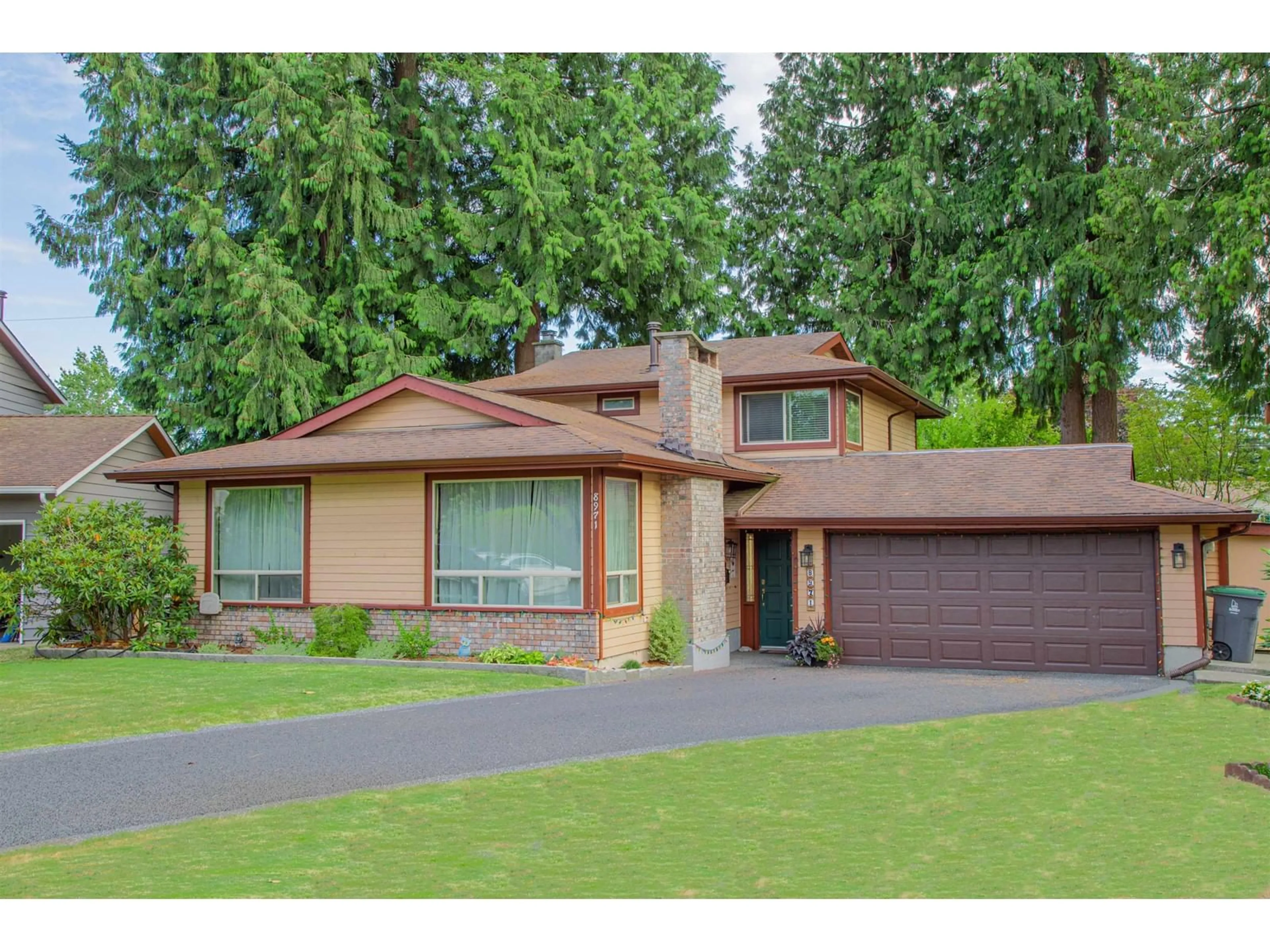 Home with brick exterior material, street for 8971 145A, Surrey British Columbia V3R7J7