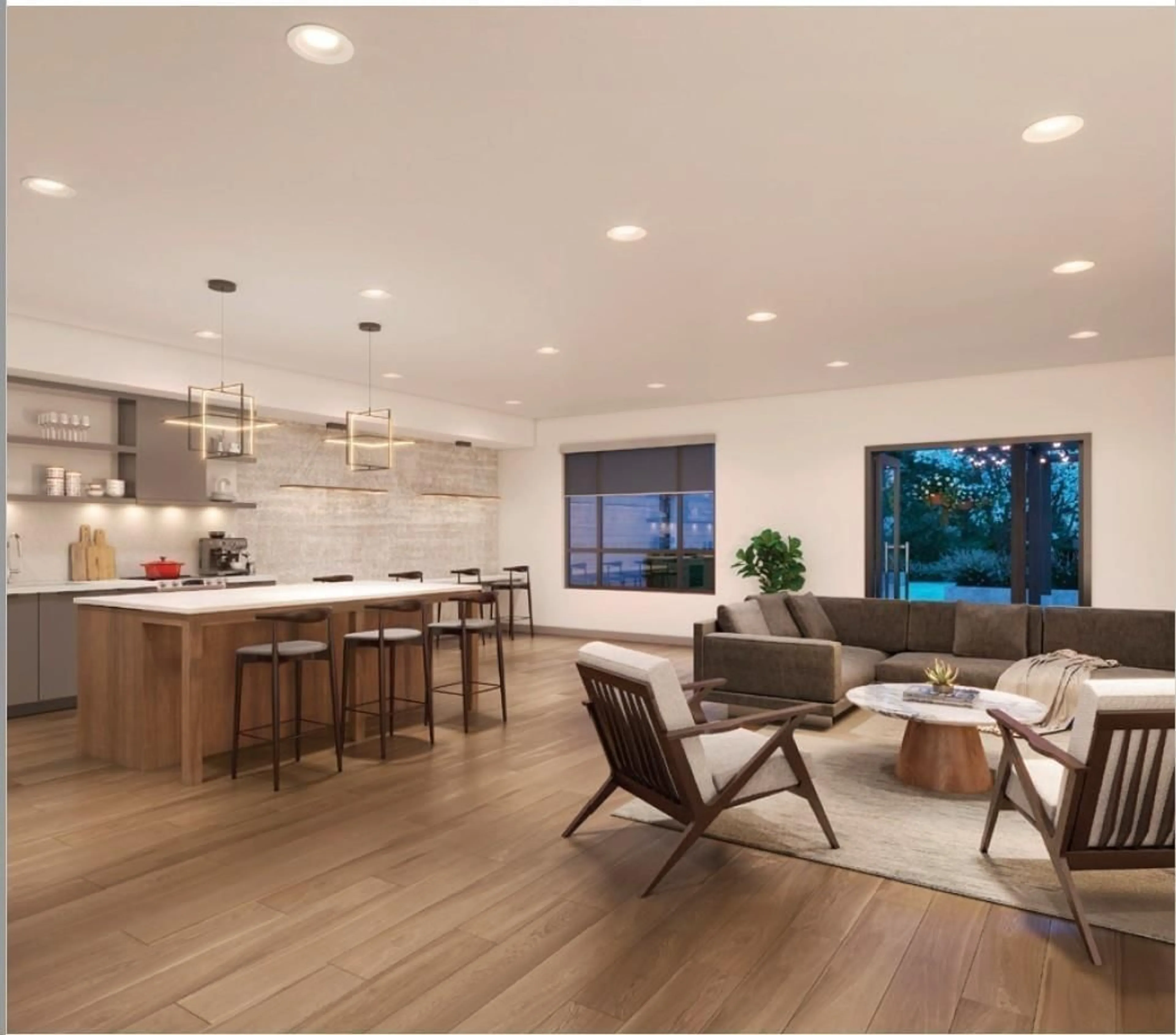 Open concept kitchen, wood/laminate floor for 504 - 10778 138, Surrey British Columbia V3T4K8