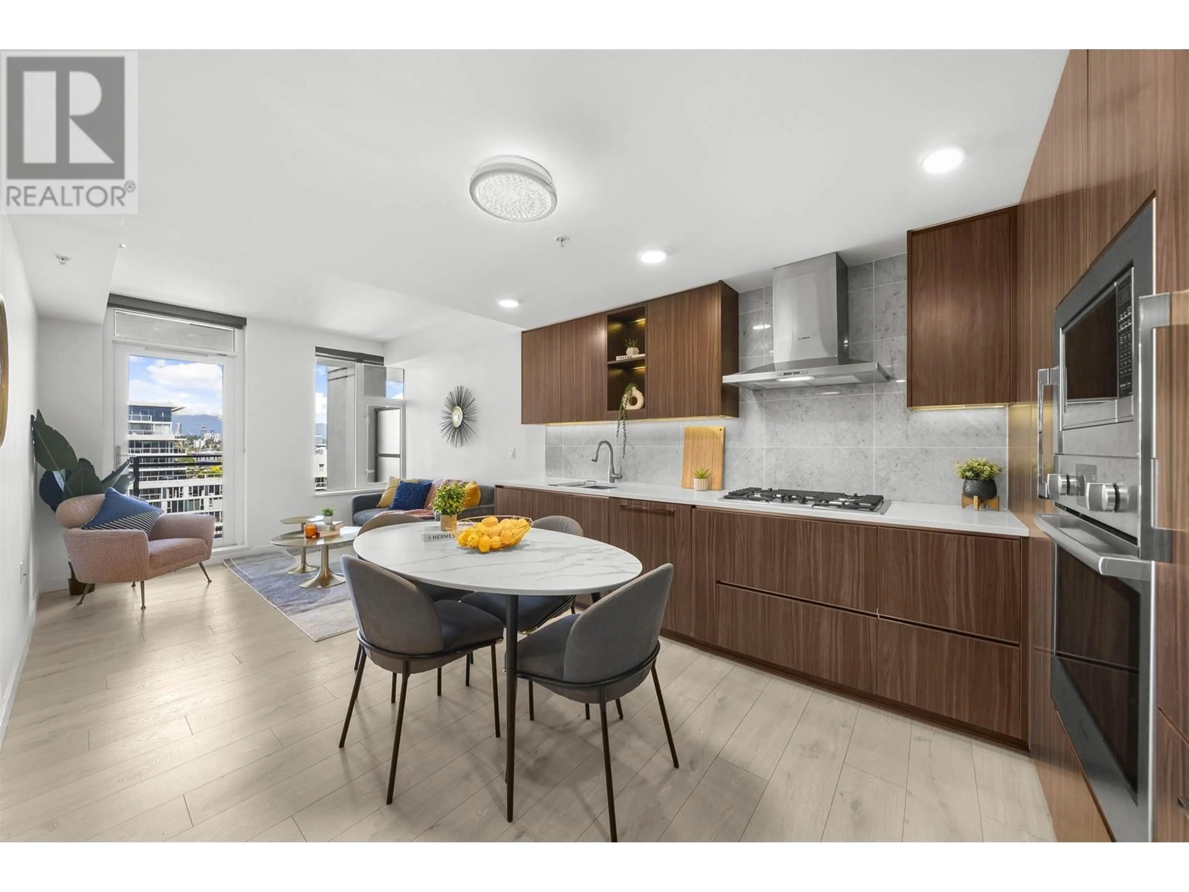 Open concept kitchen, ceramic/tile floor for 1601 - 3300 KETCHESON ROAD, Richmond British Columbia V6X0S5