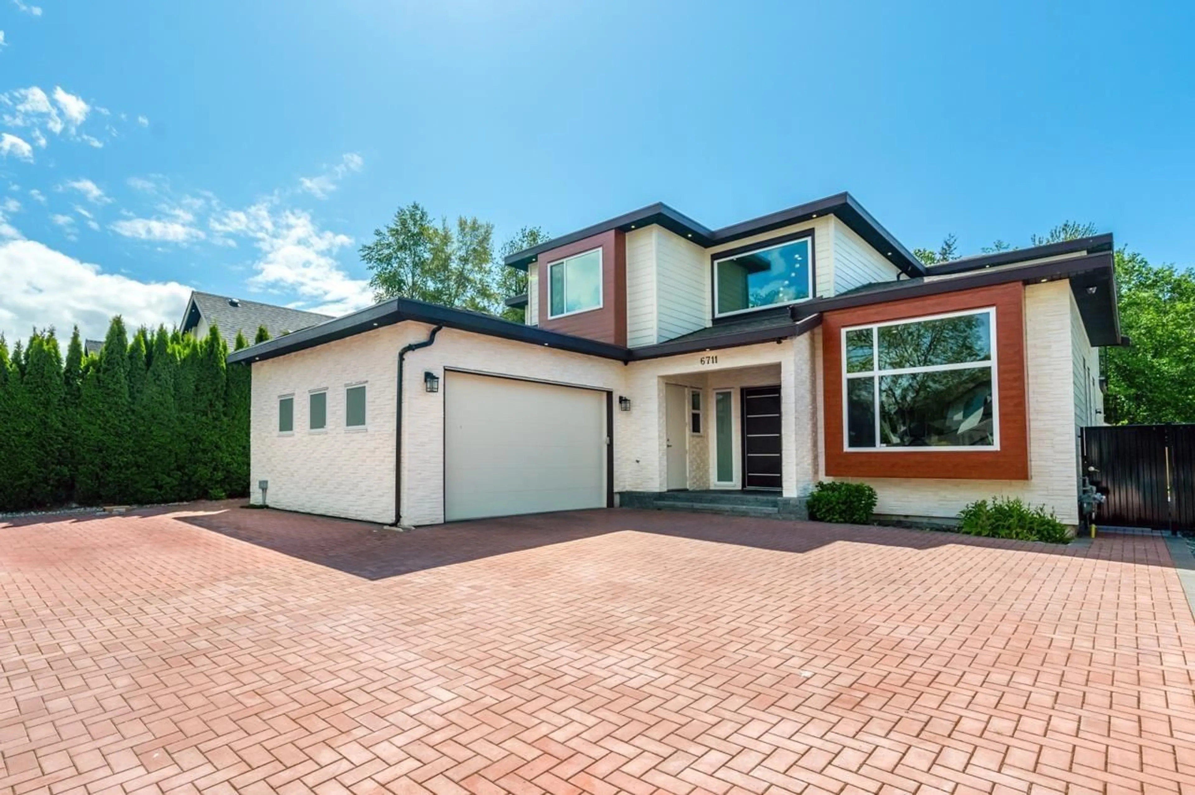 Home with brick exterior material, street for 6711 123A, Surrey British Columbia V3W0Z1